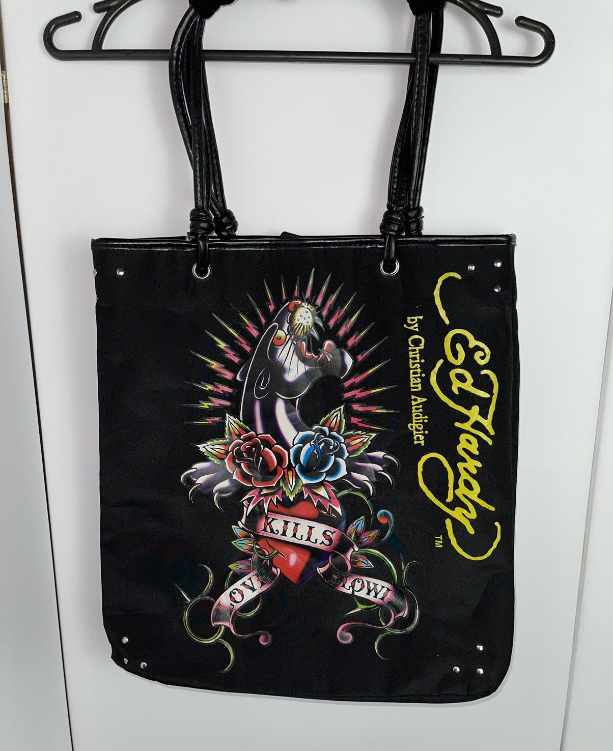 Bag Ed Hardy by Christian Audigier vintage rare shopper