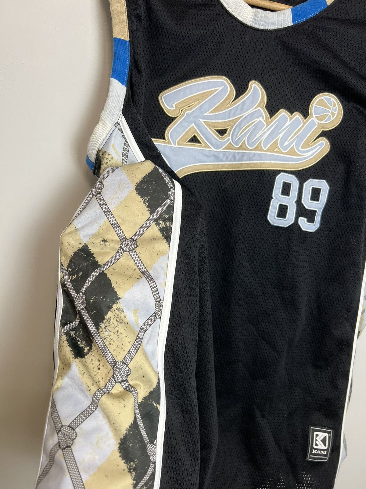 Karl Kani Rare Vintage 90s Karl Kani Tank Top Jersey Rap Hip Hop Vibe Size US XL / EU 56 / 4 - 3 Thumbnail