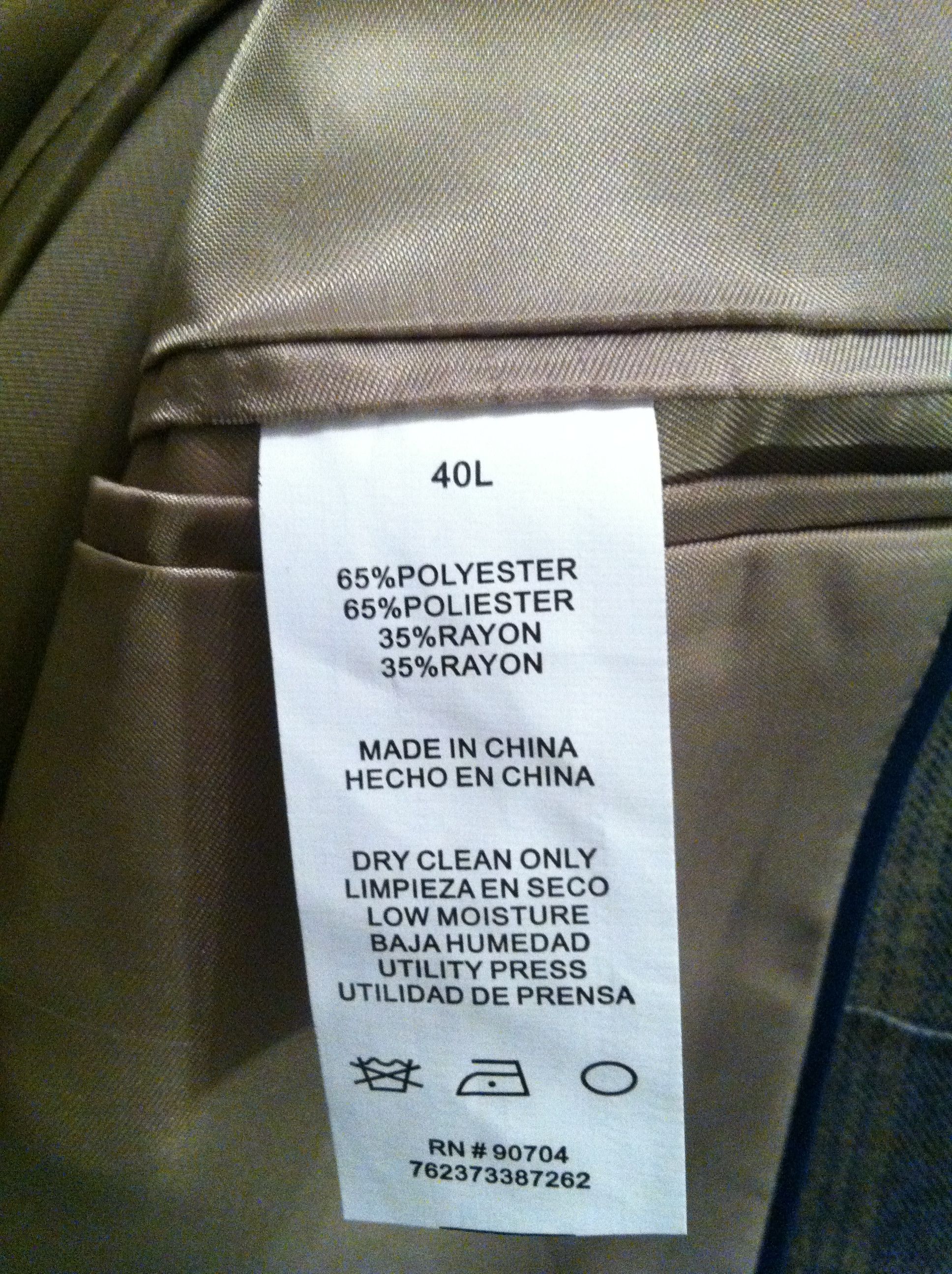 Perry Ellis PERRY ELLIS SPORT JACKET Size 40L - 5 Thumbnail