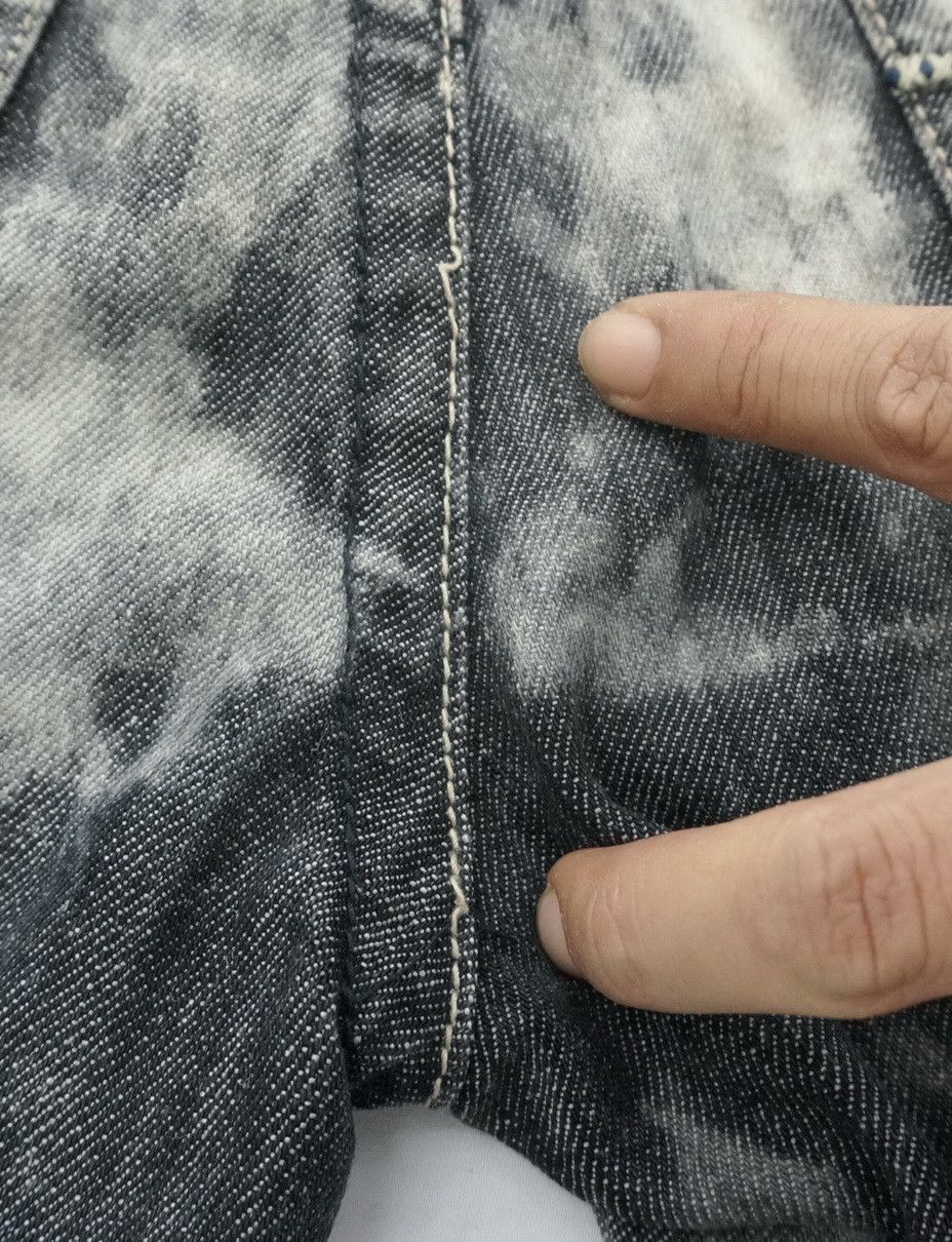 All Blacks Rare Japanese Brand ALL BLACKS Distressed Acid Wash Denim Size US 30 / EU 46 - 18 Thumbnail