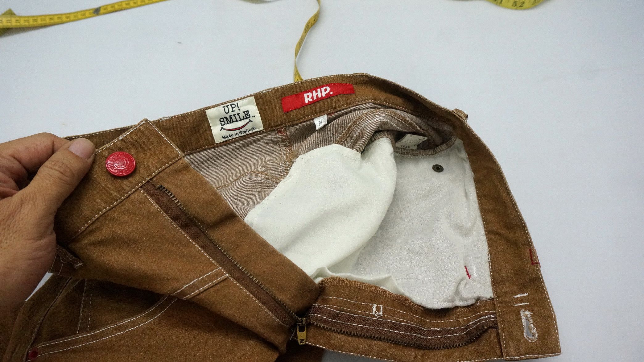 Japanese Brand Japan UPSMILE RHP Twisted Leg Pants Size US 28 / EU 44 - 19 Thumbnail
