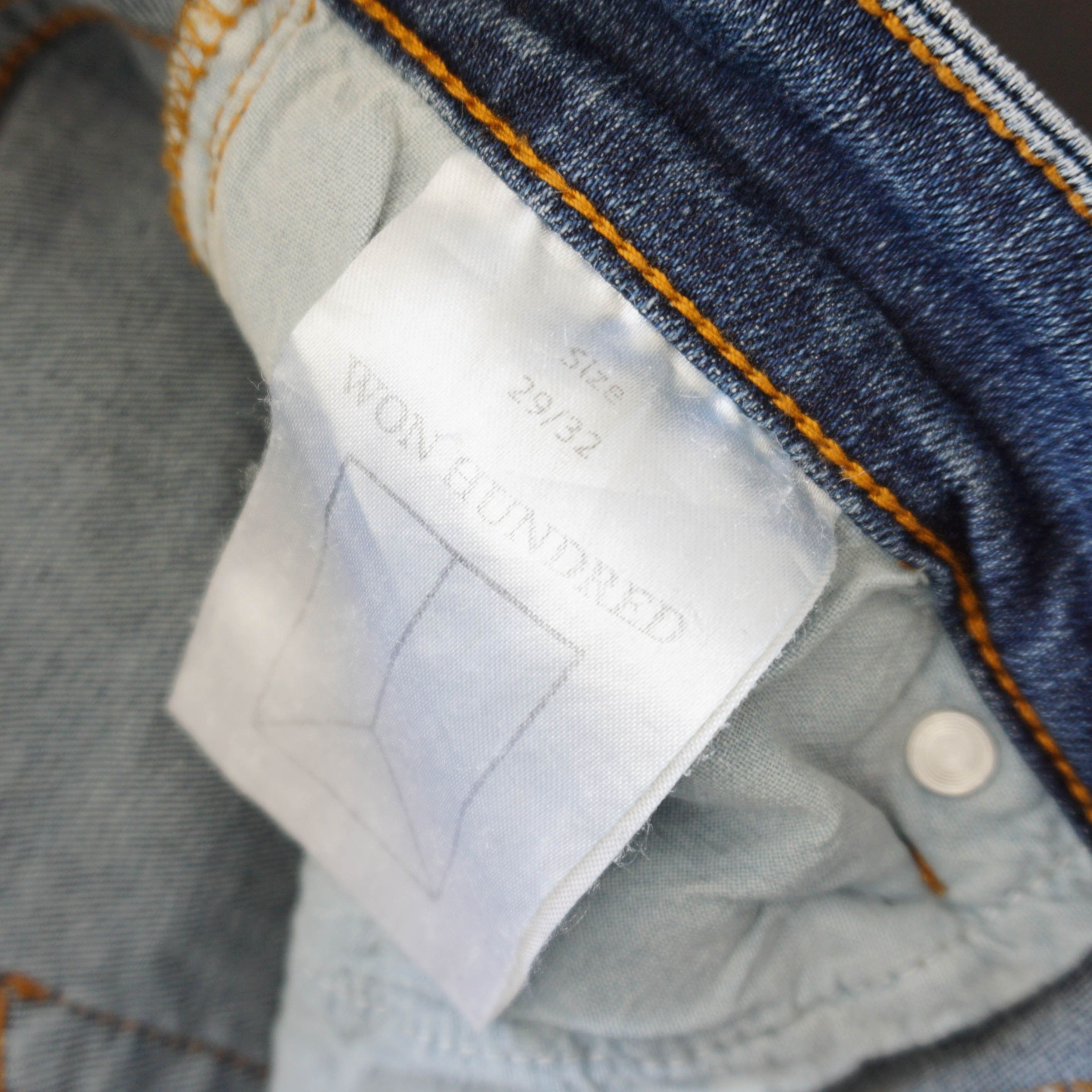 Won Hundred Essential Blue Skinny Jeans Size 29" - 4 Thumbnail