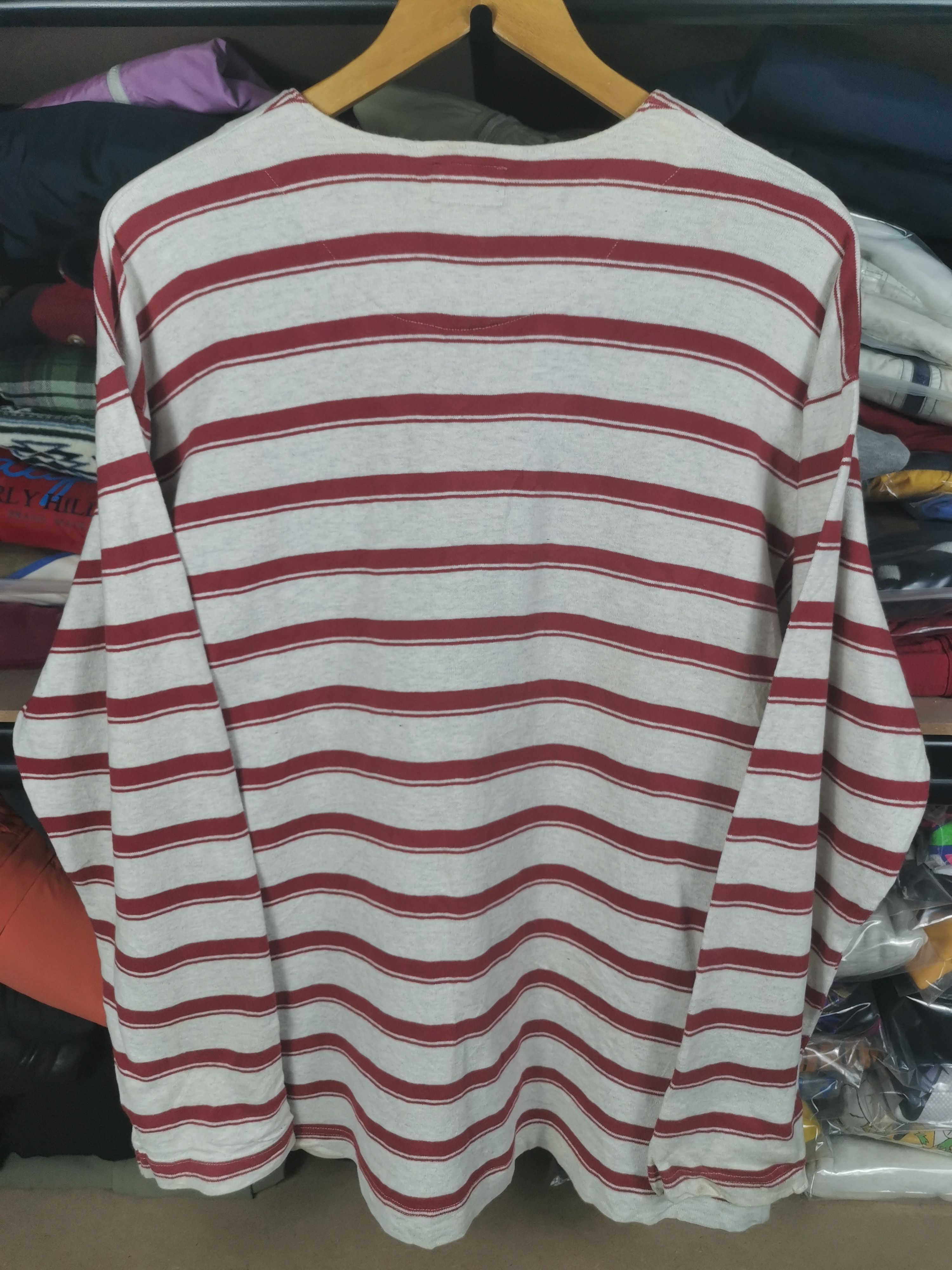 Japanese Brand Vintage Takeo Kikuchi Long Sleeve Shirt Size US L / EU 52-54 / 3 - 3 Thumbnail