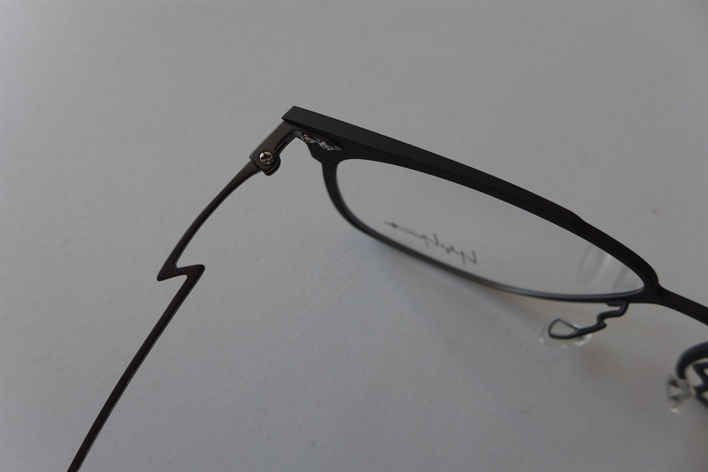 Yohji Yamamoto Yohji Yamamoto YY3026 Optical Glasses - Dark Grey Metal Size ONE SIZE - 17 Thumbnail