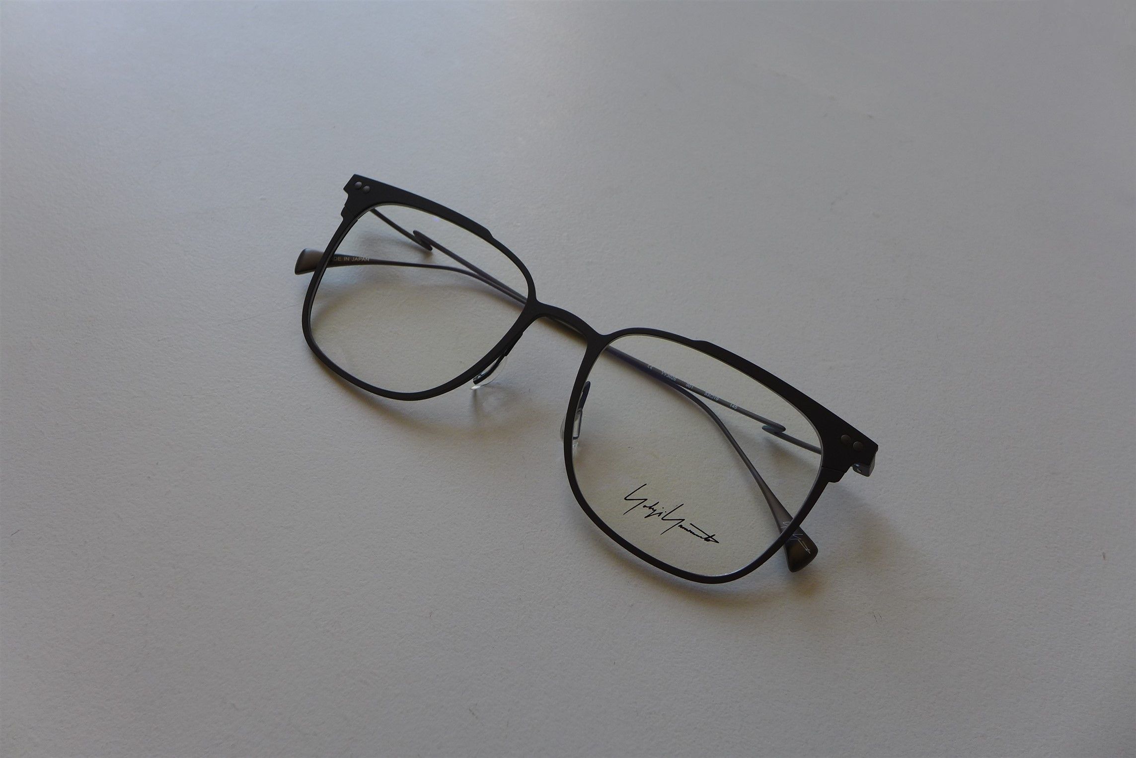 Yohji Yamamoto Yohji Yamamoto YY3026 Optical Glasses - Dark Grey Metal Size ONE SIZE - 10 Thumbnail