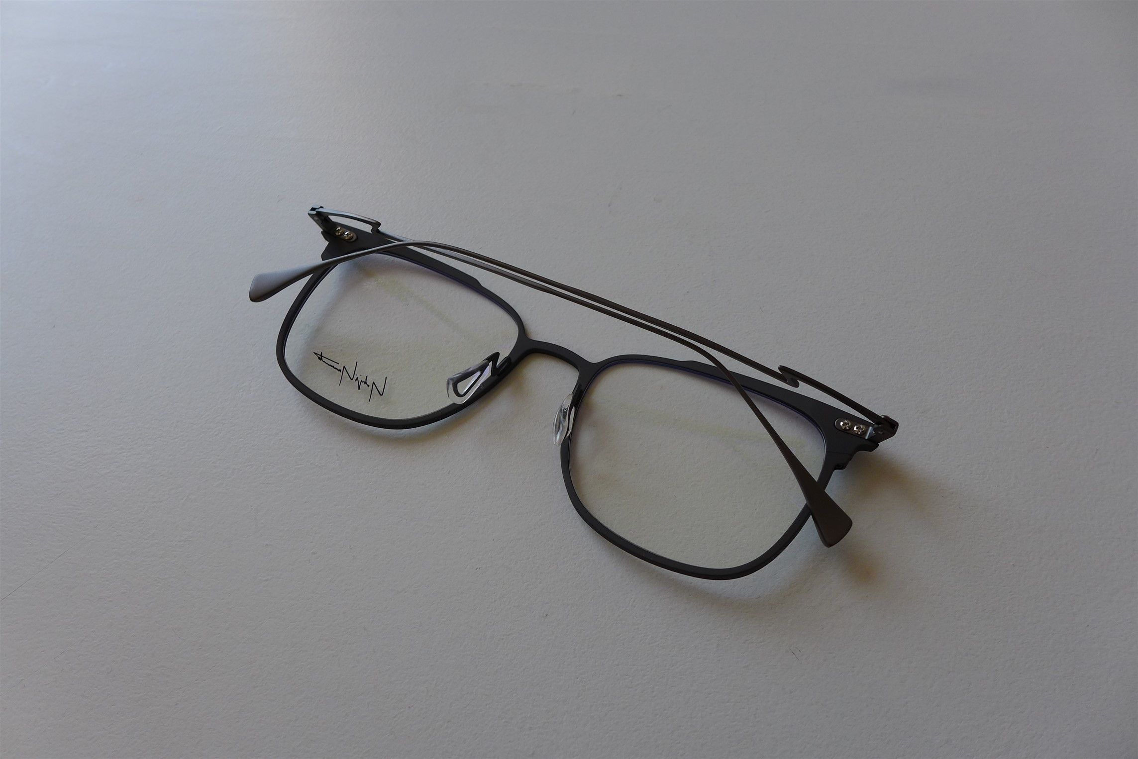 Yohji Yamamoto Yohji Yamamoto YY3026 Optical Glasses - Dark Grey Metal Size ONE SIZE - 8 Thumbnail