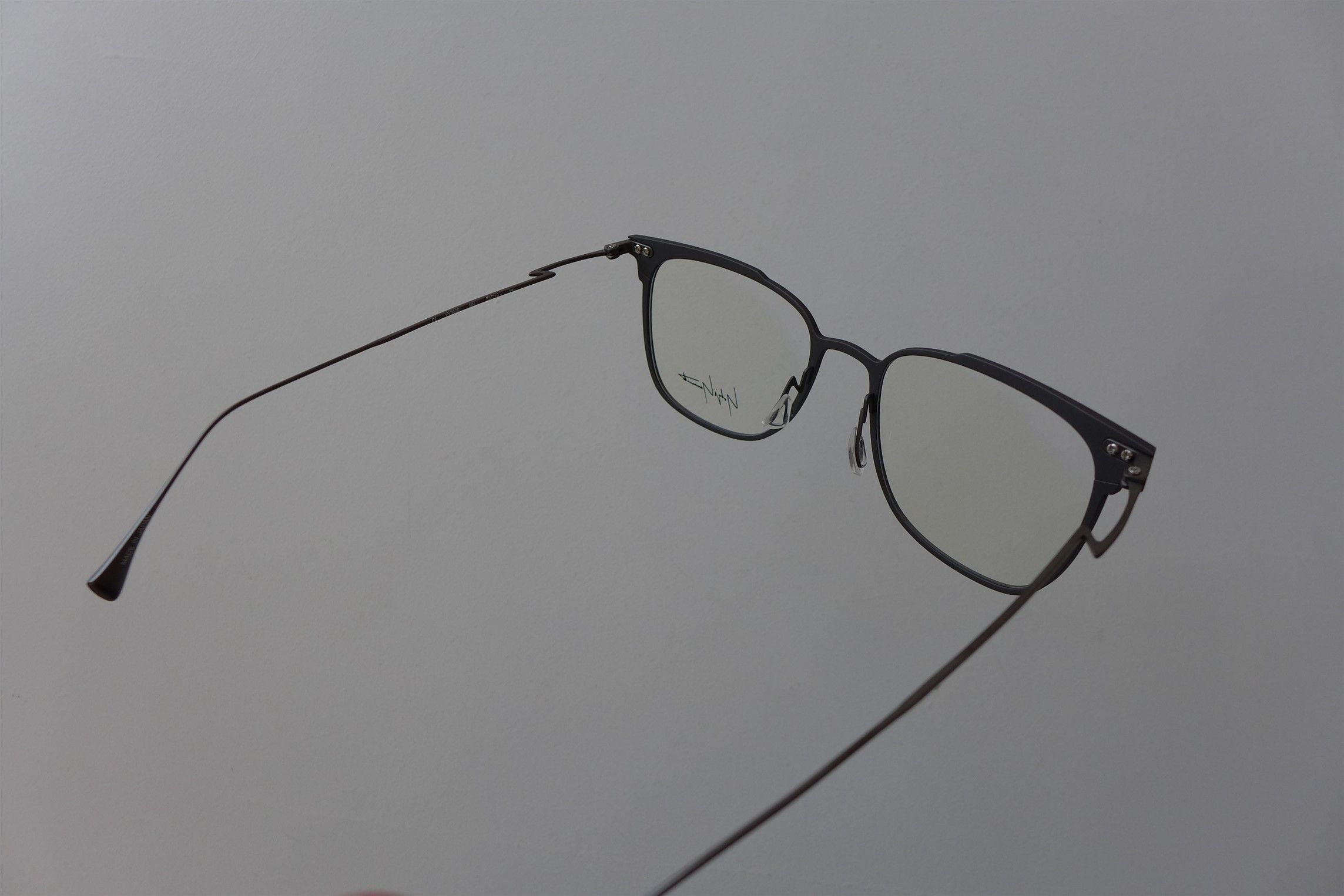 Yohji Yamamoto Yohji Yamamoto YY3026 Optical Glasses - Dark Grey Metal Size ONE SIZE - 22 Thumbnail