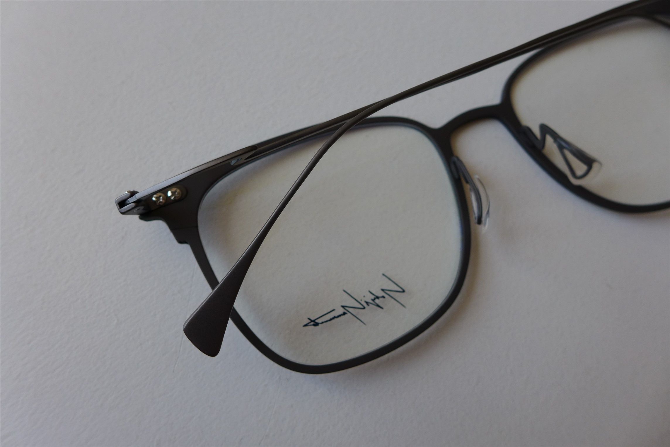 Yohji Yamamoto Yohji Yamamoto YY3026 Optical Glasses - Dark Grey Metal Size ONE SIZE - 9 Thumbnail