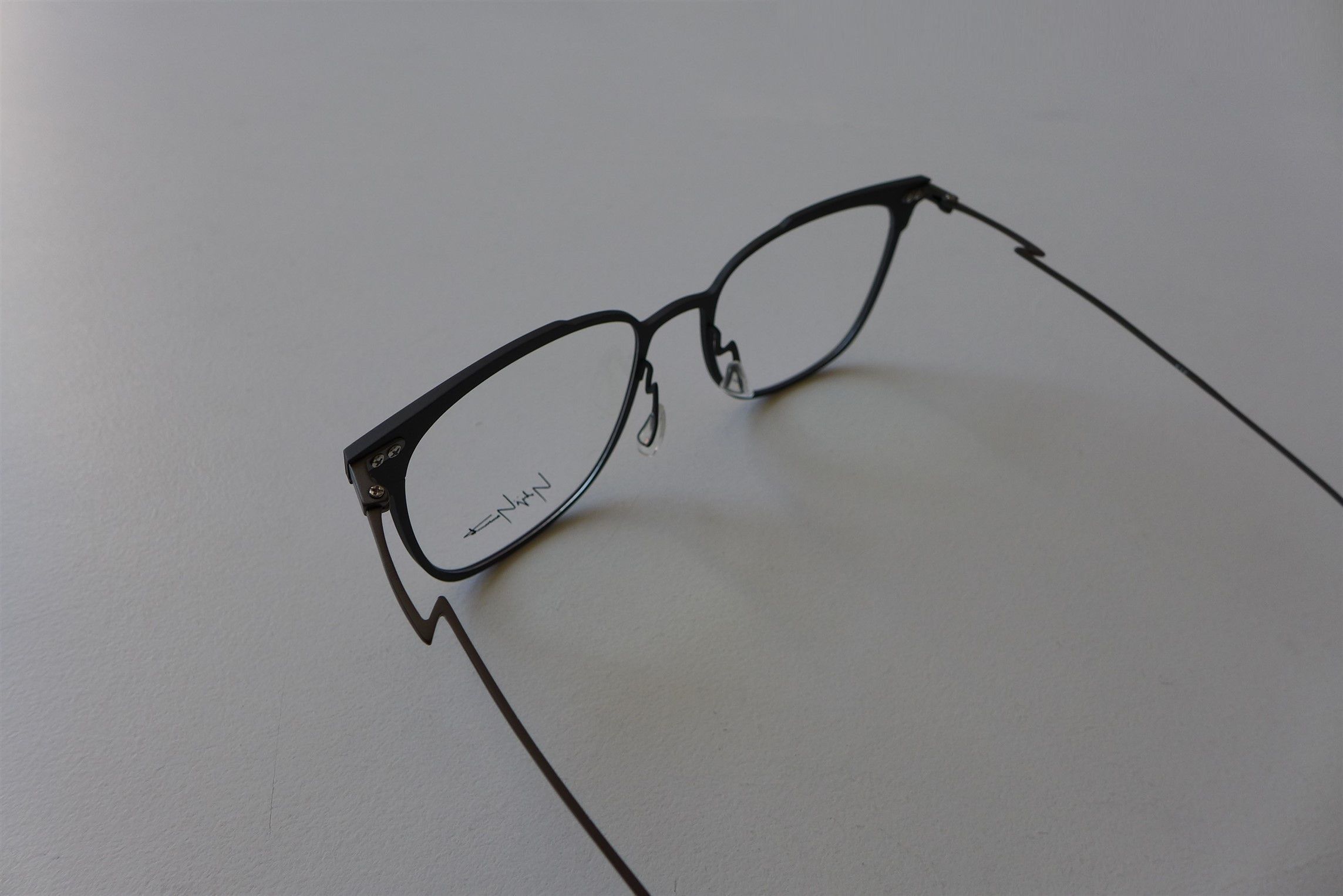 Yohji Yamamoto Yohji Yamamoto YY3026 Optical Glasses - Dark Grey Metal Size ONE SIZE - 12 Thumbnail