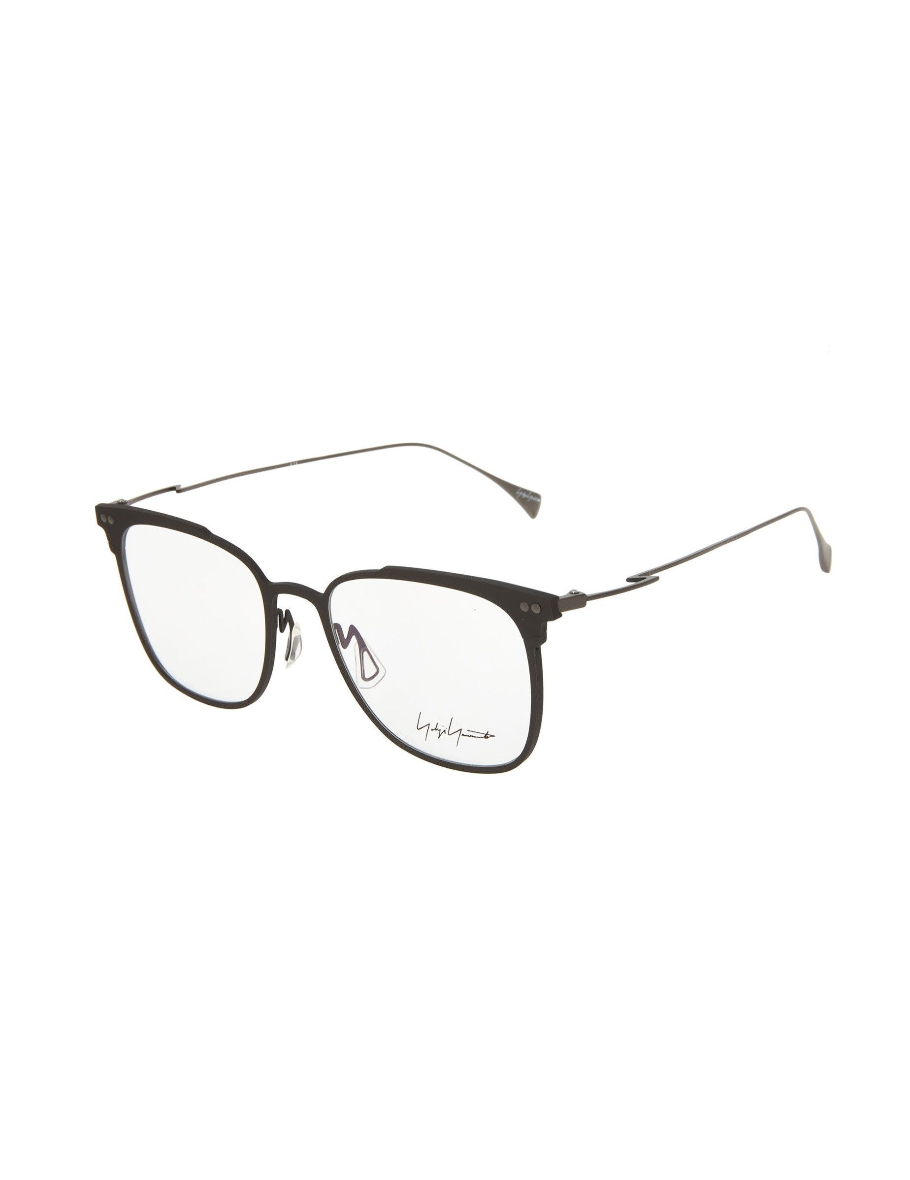 Yohji Yamamoto Yohji Yamamoto YY3026 Optical Glasses - Dark Grey Metal Size ONE SIZE - 1 Thumbnail