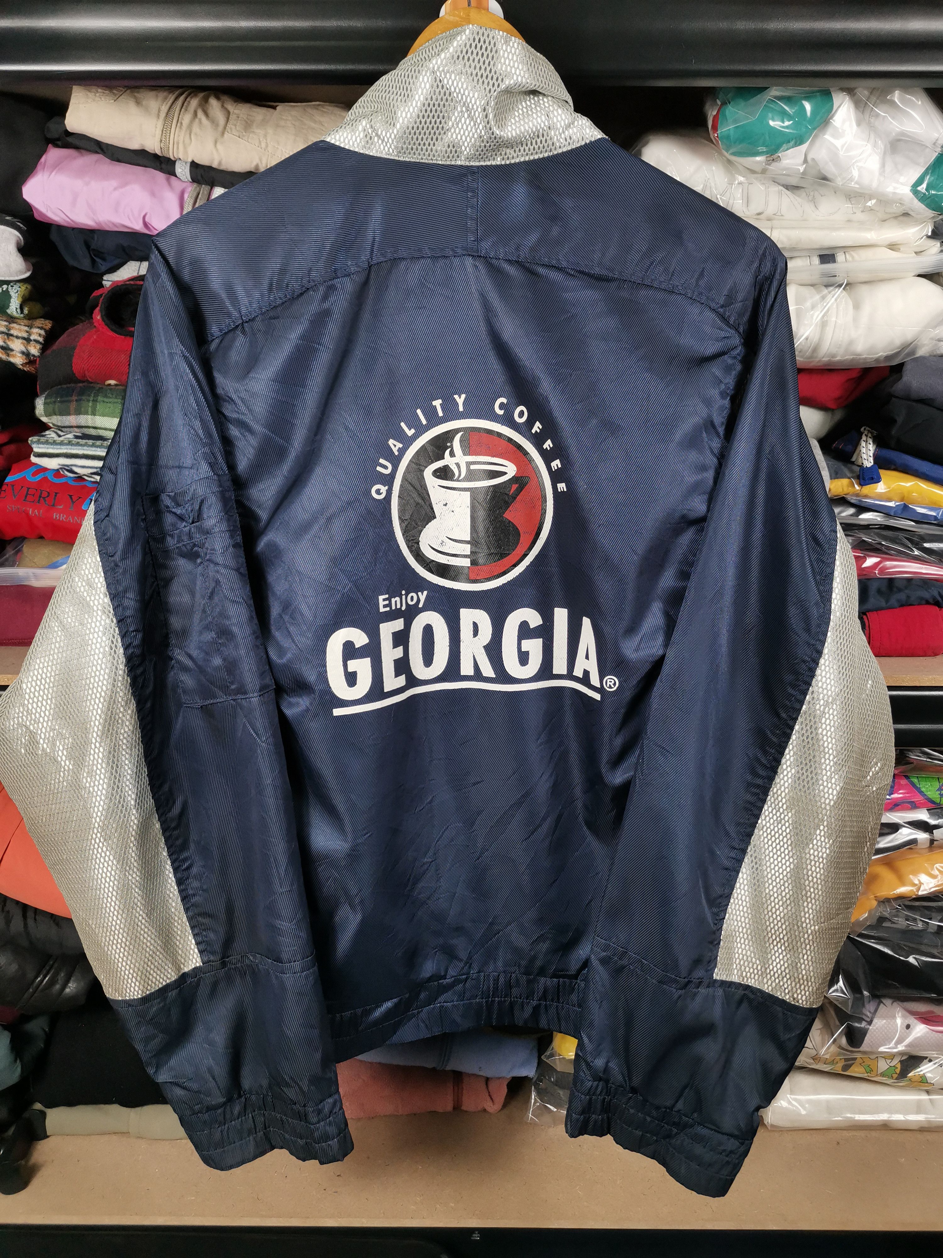 Japanese Brand Vintage 90s Georgia Coffee Jacket Size US L / EU 52-54 / 3 - 1 Thumbnail