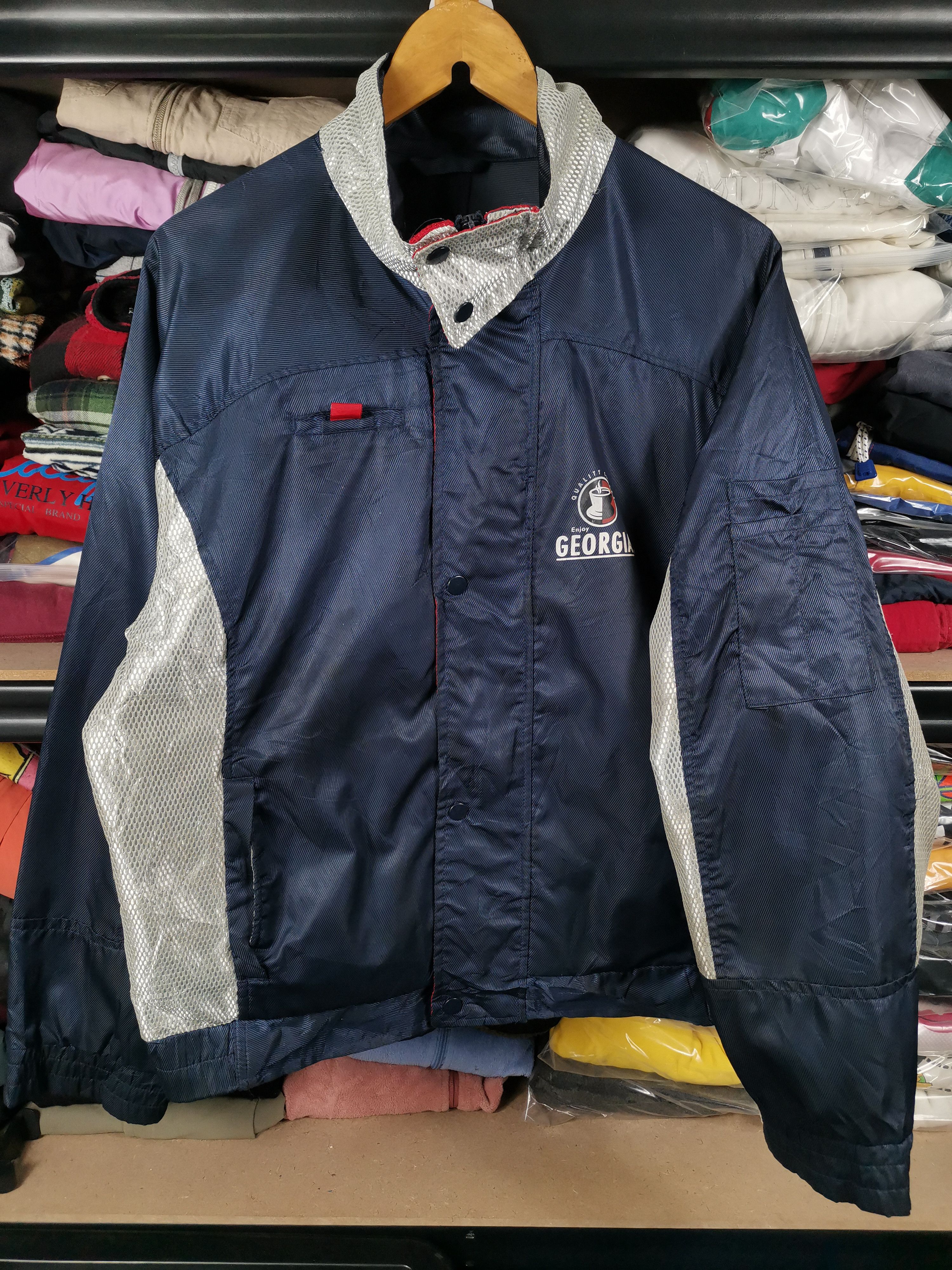 Japanese Brand Vintage 90s Georgia Coffee Jacket Size US L / EU 52-54 / 3 - 3 Thumbnail