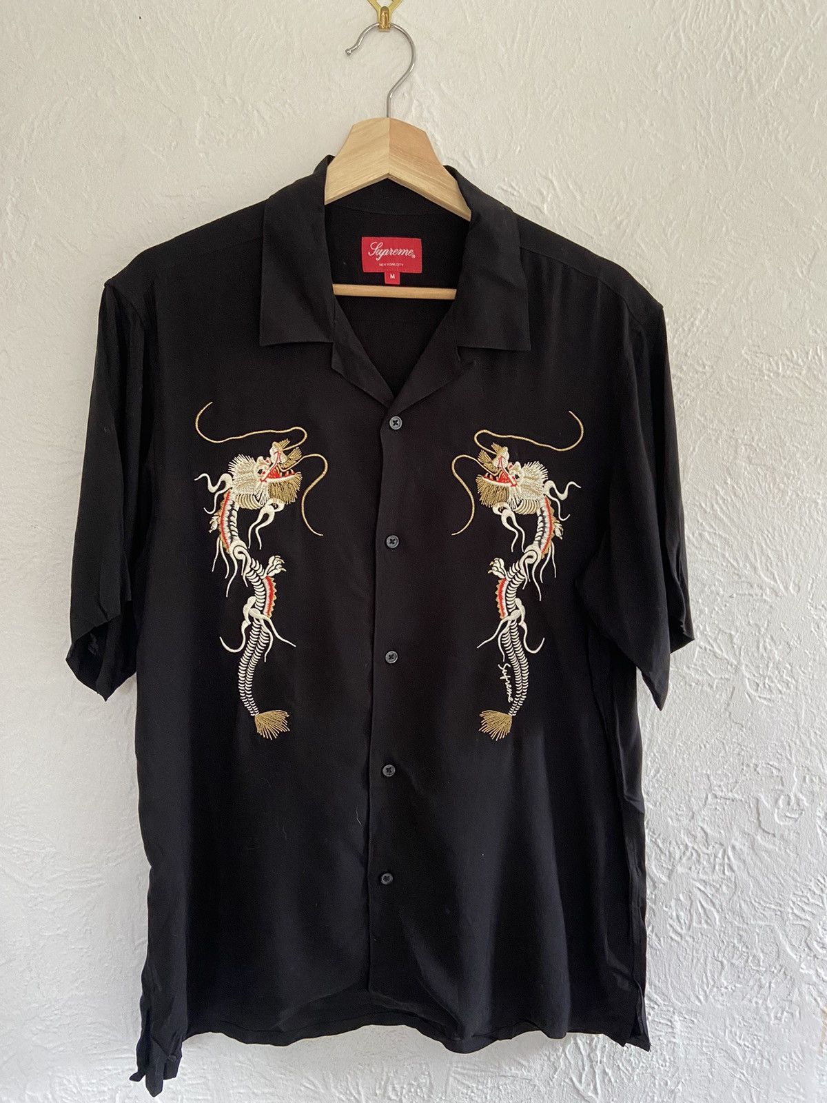 Supreme Dragon Rayon Shirt | Grailed