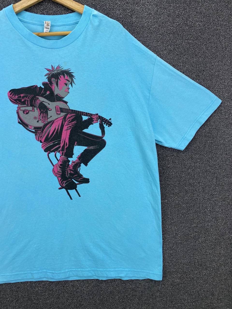 Band Tees Vintage Y2K Gorillaz Guitarist Punk Rock Band Tees T Shirts Size US XL / EU 56 / 4 - 4 Thumbnail