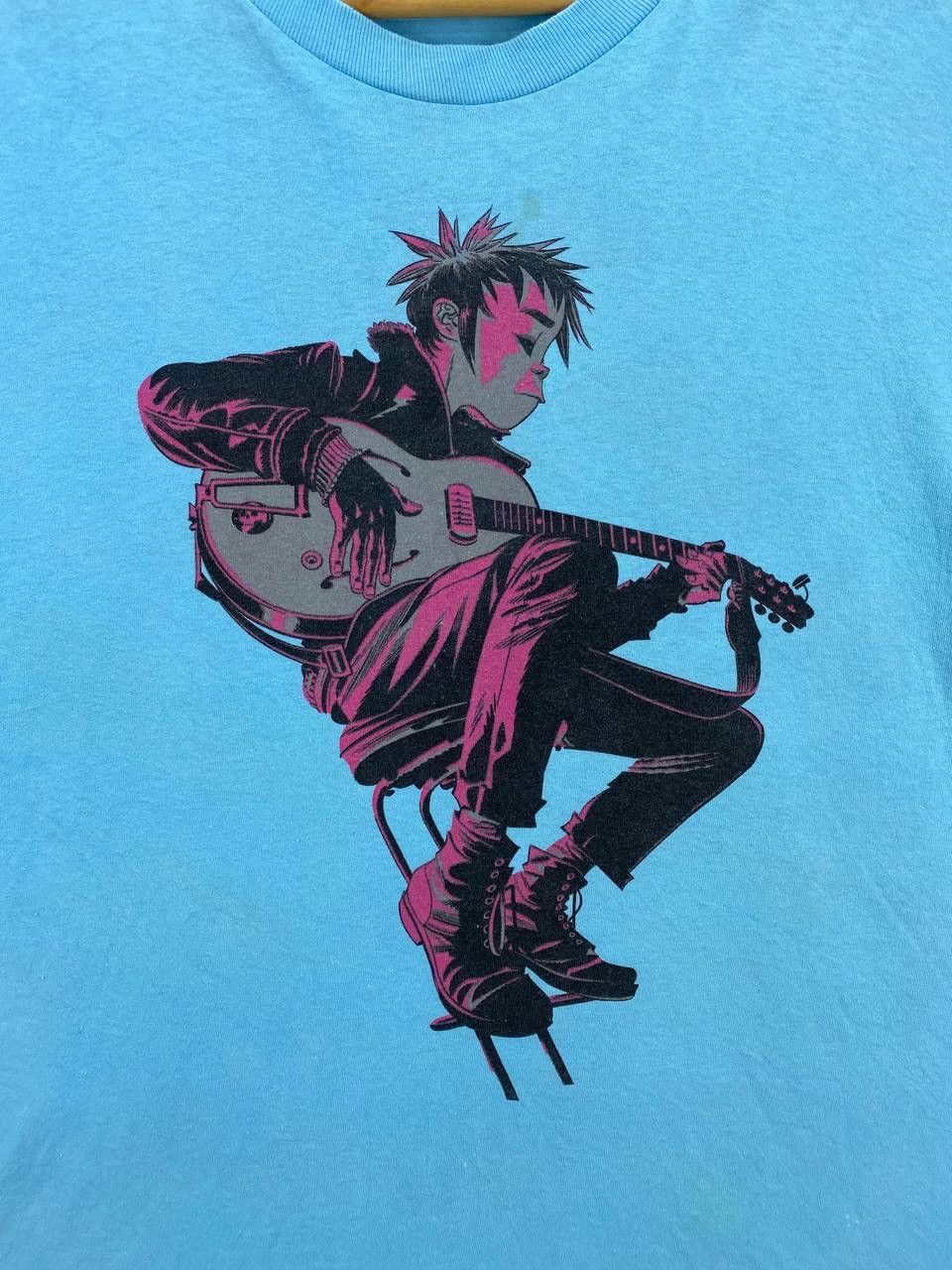 Band Tees Vintage Y2K Gorillaz Guitarist Punk Rock Band Tees T Shirts Size US XL / EU 56 / 4 - 5 Thumbnail