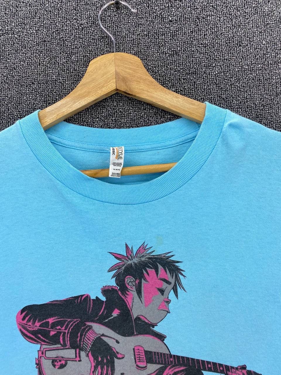 Band Tees Vintage Y2K Gorillaz Guitarist Punk Rock Band Tees T Shirts Size US XL / EU 56 / 4 - 6 Thumbnail
