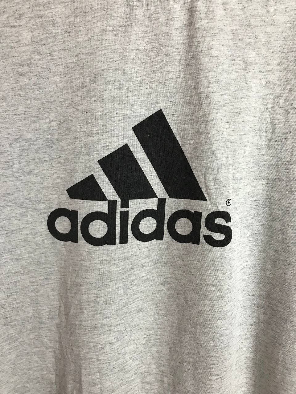 Adidas × Vintage Vintage Adidas streetwear big logo tee Size US L / EU 52-54 / 3 - 3 Thumbnail