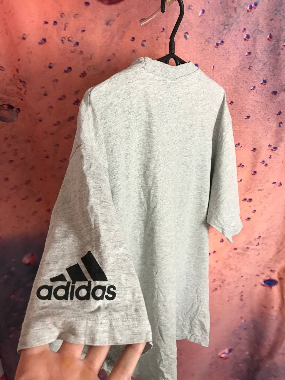Adidas × Vintage Vintage Adidas streetwear big logo tee Size US L / EU 52-54 / 3 - 5 Thumbnail