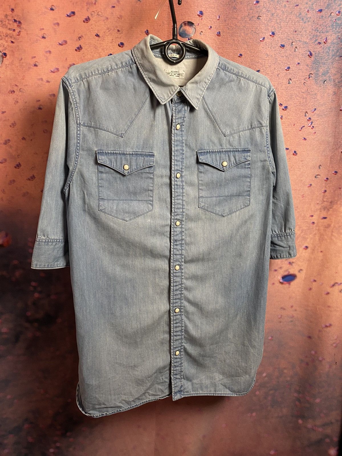 Allsaints Allsaints luxury streetwear denim shirt Size US M / EU 48-50 / 2 - 2 Thumbnail