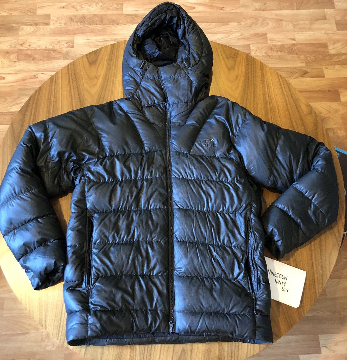 image of The North Face 800 Series Down Jacket in Black, Men's (Size Medium)