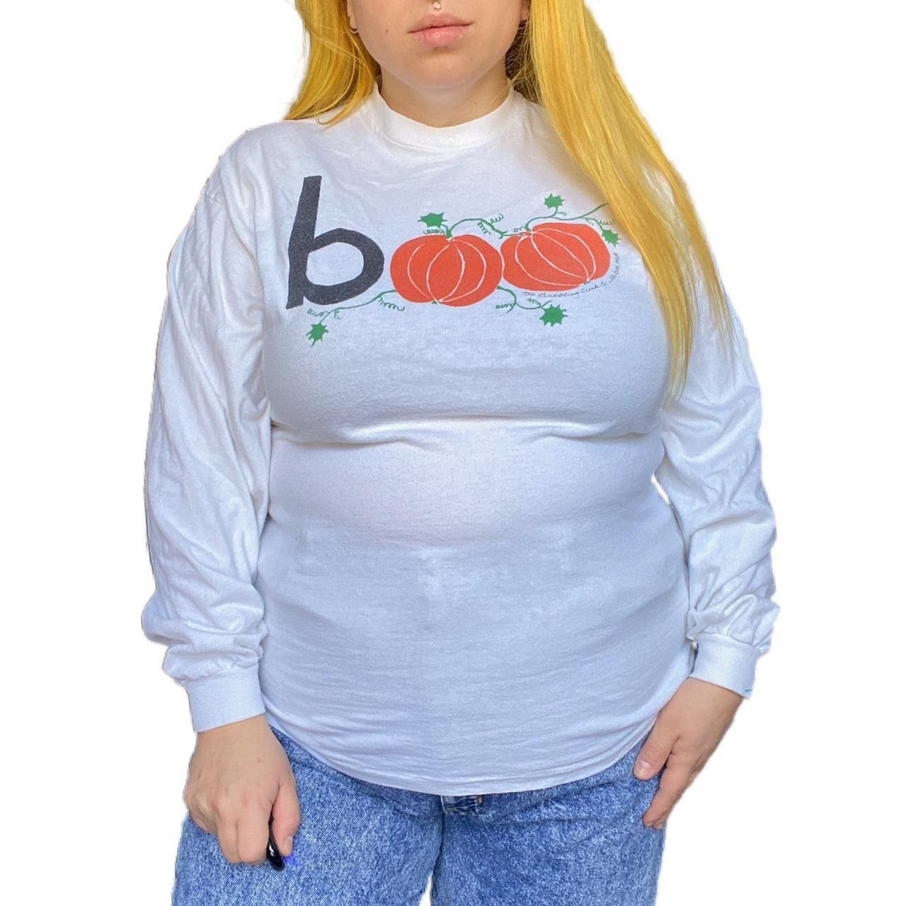 Hanes Vintage 90s single stitch pumpkin Halloween graphic tee Size US M / EU 48-50 / 2 - 3 Thumbnail