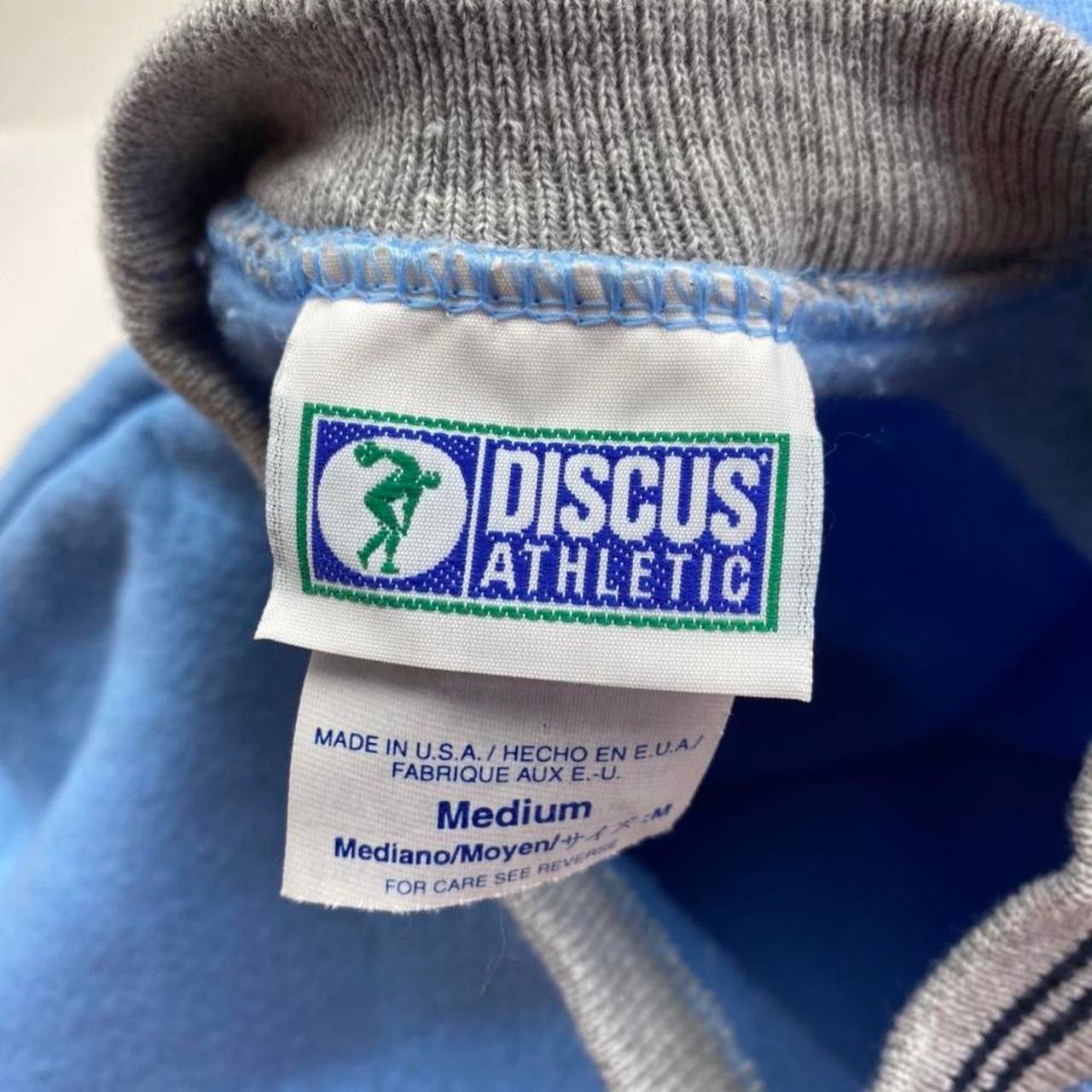 Vintage Discus Athletic vintage 90s blank ringer sweatshirt Size US M / EU 48-50 / 2 - 4 Thumbnail