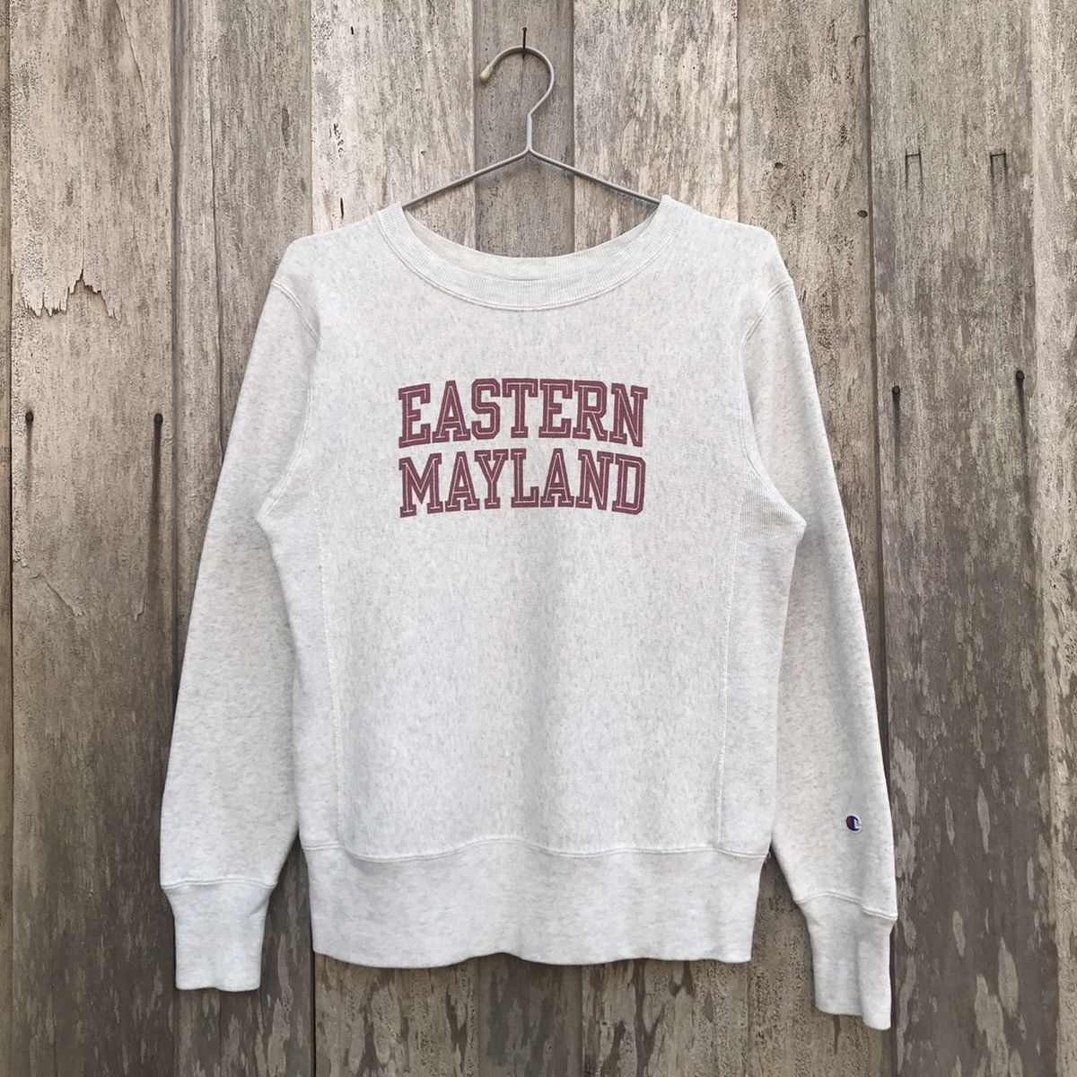 Champion × Vintage Vintage Champion Reverse Weave Eastern Mayland Sweatshirt Size US S / EU 44-46 / 1 - 1 Thumbnail