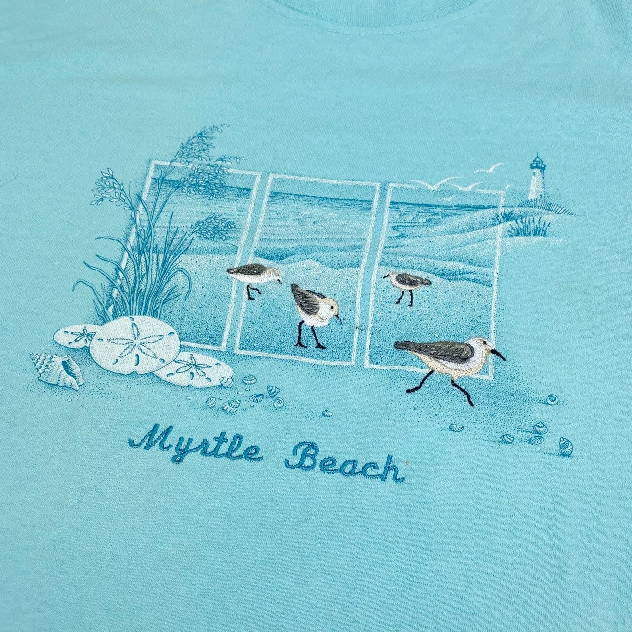 Vintage Image Resortwear vintage 90s scenic bird graphic tee shirt Size US S / EU 44-46 / 1 - 2 Thumbnail