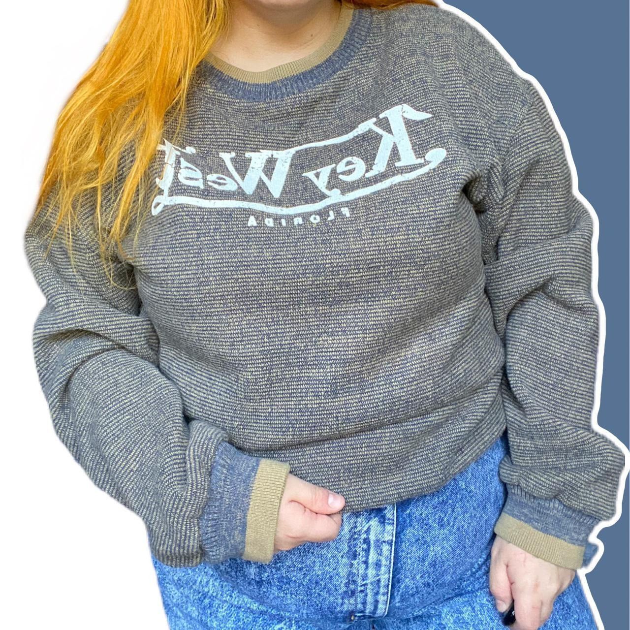 Vintage Renegade Club vintage 90s Key West Florida graphic sweater Size US XL / EU 56 / 4 - 1 Thumbnail