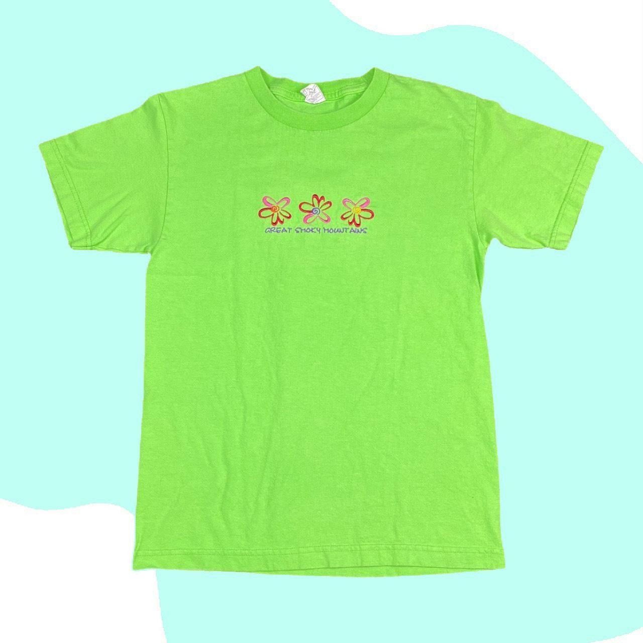 Vintage Great Smoky Mountains vintage 90s floral graphic tee shirt Size US S / EU 44-46 / 1 - 2 Thumbnail