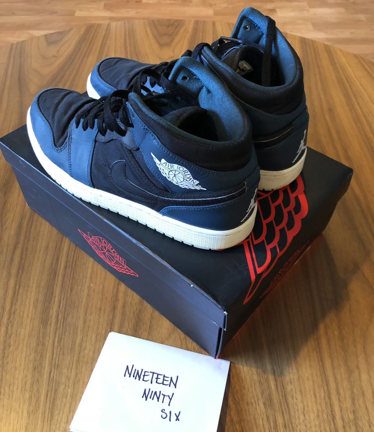 Jordan Brand × Nike Air Jordan 1 Mid Black/Nightshade Size US 10.5 / EU 43-44 - 2 Thumbnail