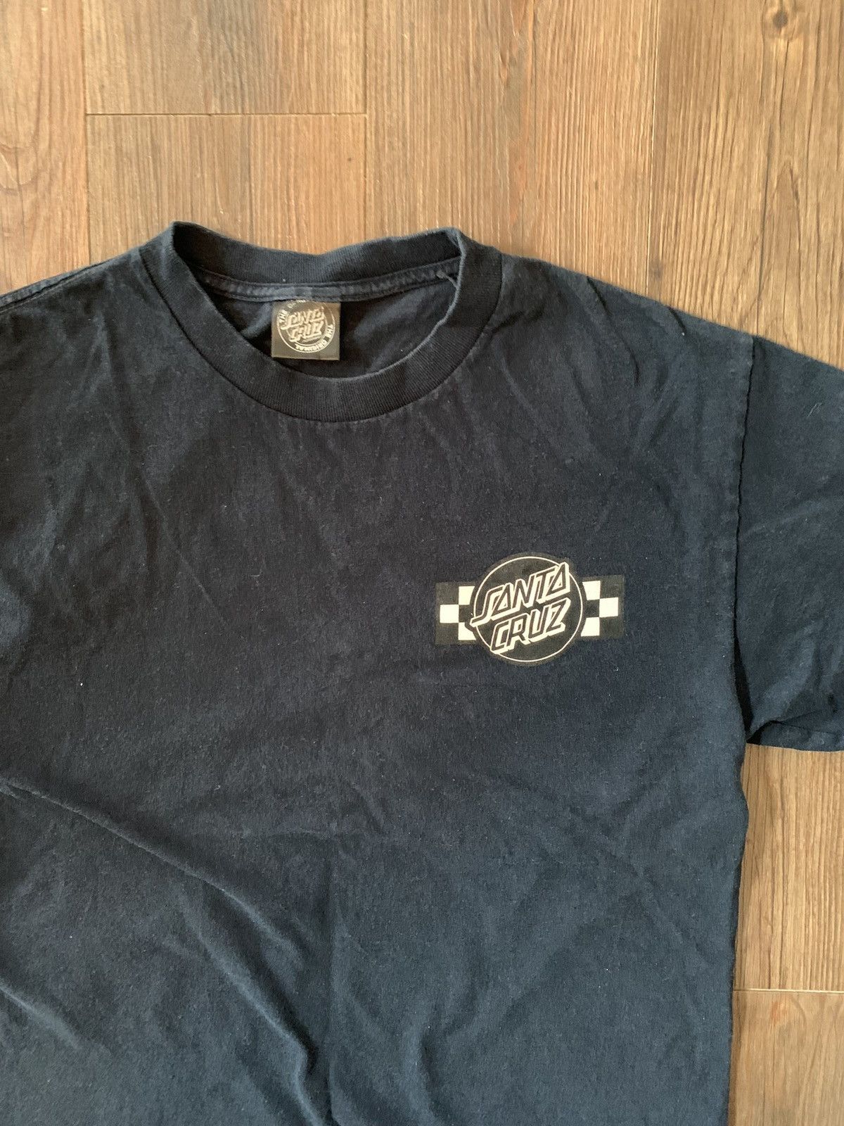 Santa Cruz Skateboards Black Santa Cruz Logo Tee Size US M / EU 48-50 / 2 - 2 Thumbnail