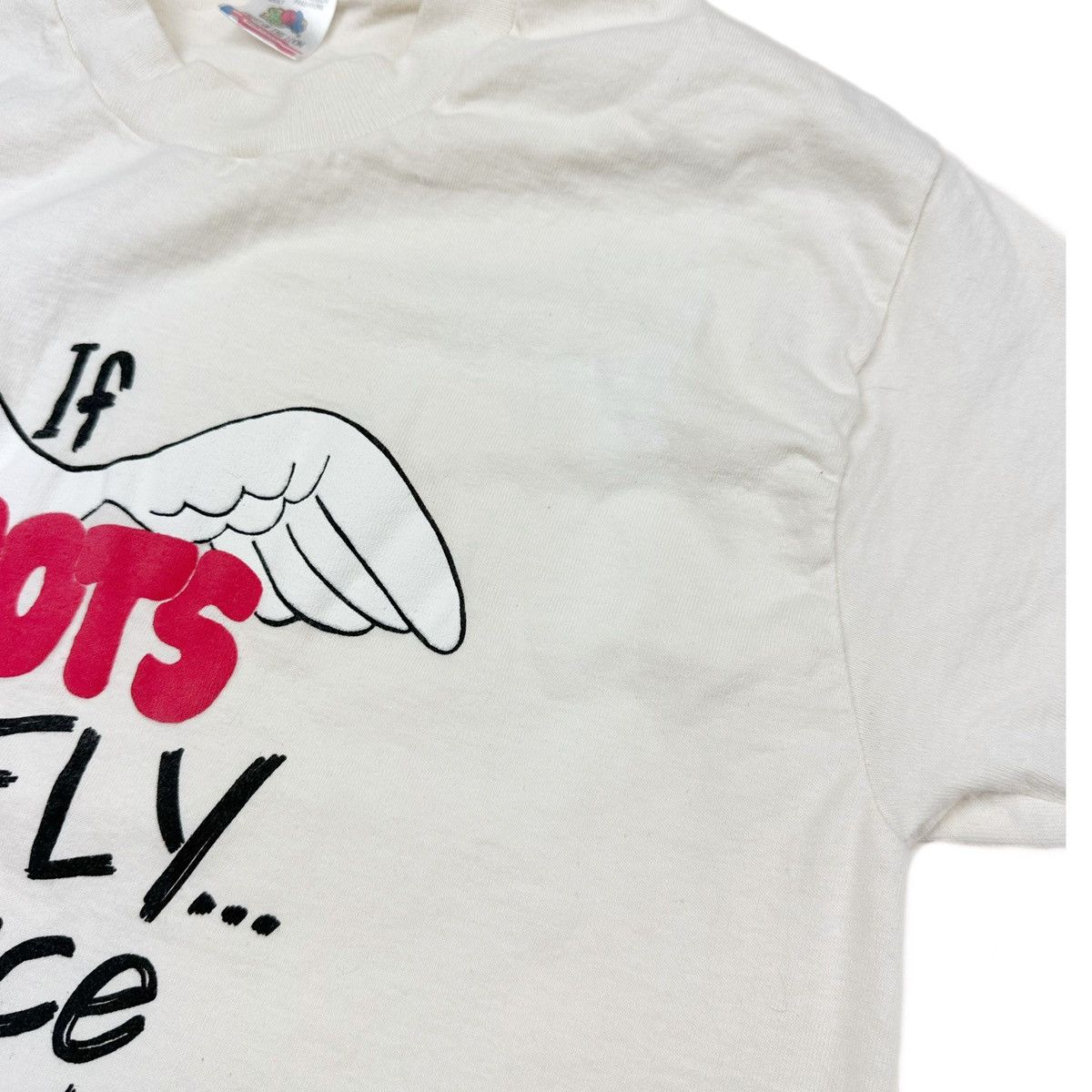 Vintage Vintage 90s single stitch funny humor graphic tee shirt Size US M / EU 48-50 / 2 - 3 Thumbnail