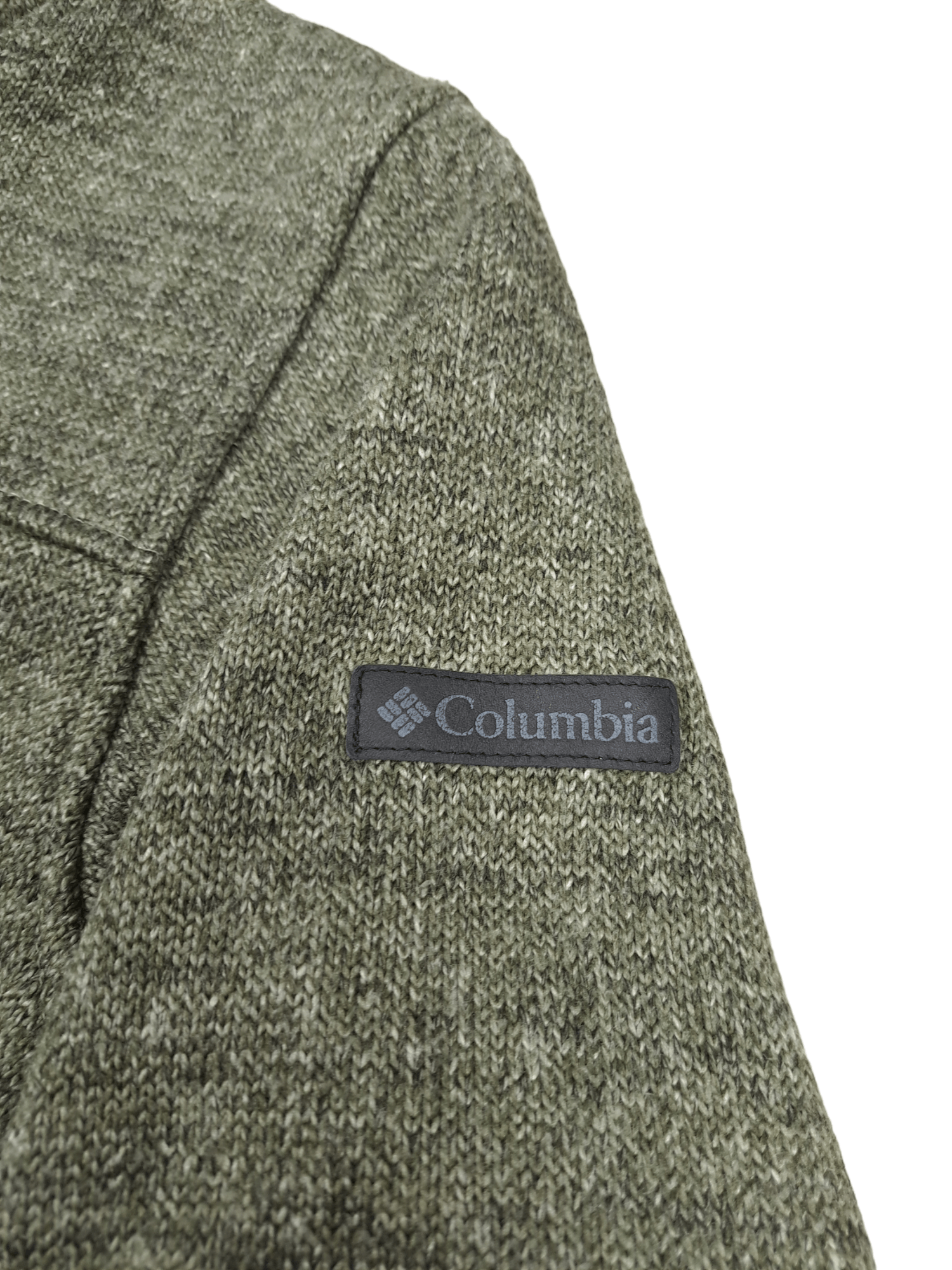 Columbia × Vintage 💎 Vintage Columbia Green Zip Fleece Jacket Sweatshirt Size US L / EU 52-54 / 3 - 4 Thumbnail
