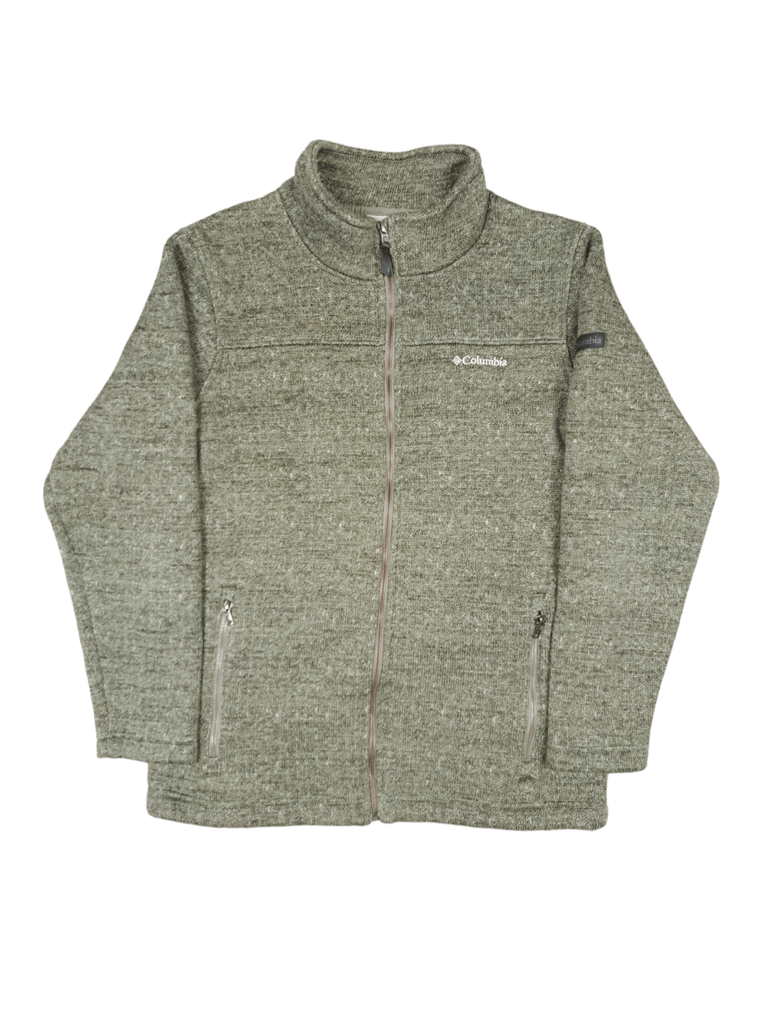 Columbia × Vintage 💎 Vintage Columbia Green Zip Fleece Jacket Sweatshirt Size US L / EU 52-54 / 3 - 1 Thumbnail