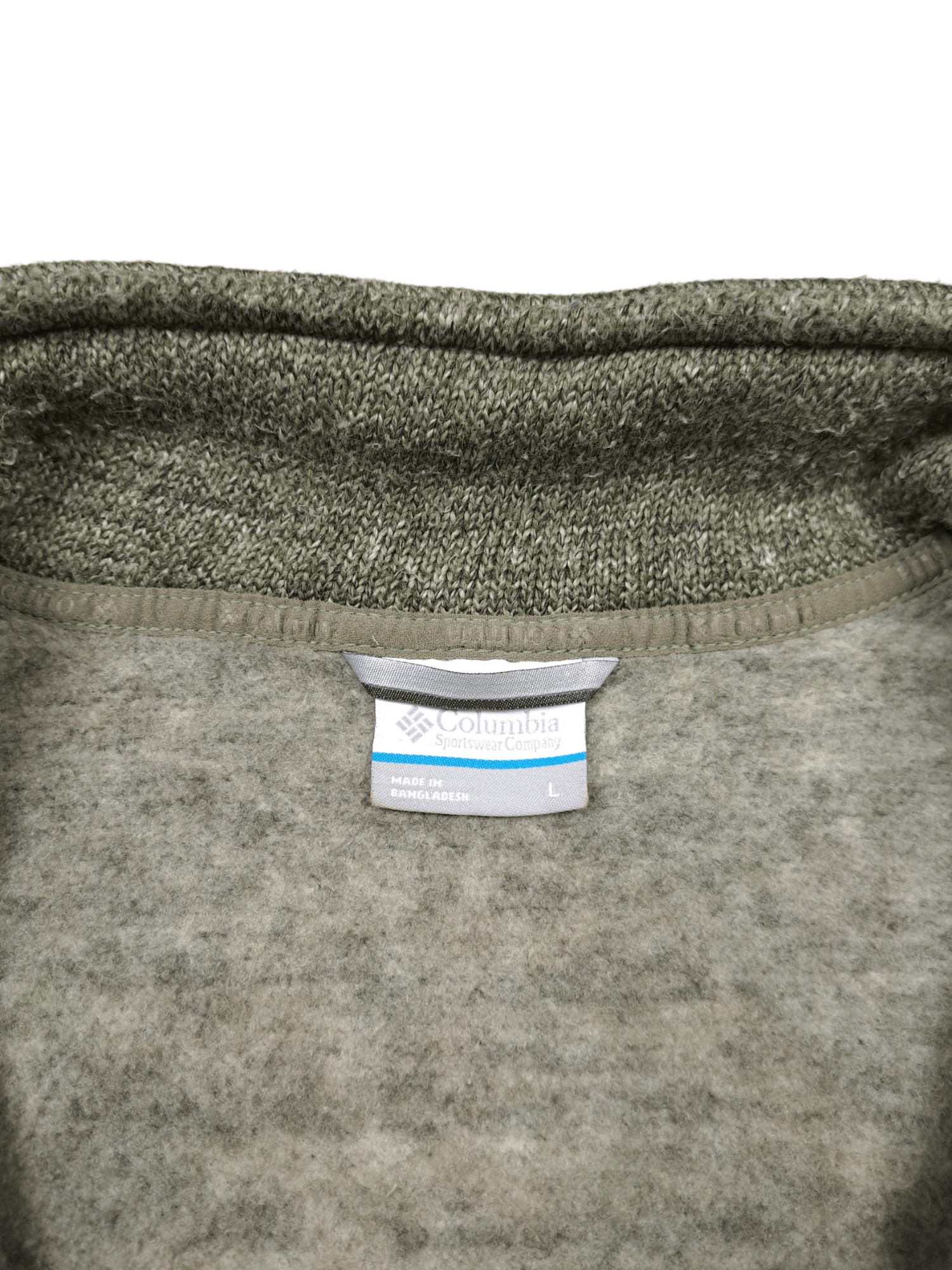 Columbia × Vintage 💎 Vintage Columbia Green Zip Fleece Jacket Sweatshirt Size US L / EU 52-54 / 3 - 7 Thumbnail