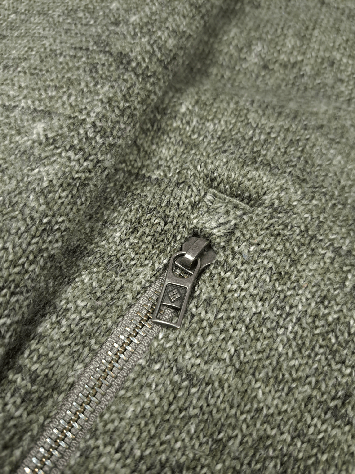 Columbia × Vintage 💎 Vintage Columbia Green Zip Fleece Jacket Sweatshirt Size US L / EU 52-54 / 3 - 6 Thumbnail
