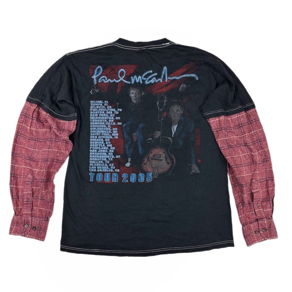 Urban Renewal Vintage y2k Paul McCartney 2005 tour long sleeve tee shirt Size US M / EU 48-50 / 2 - 2 Thumbnail