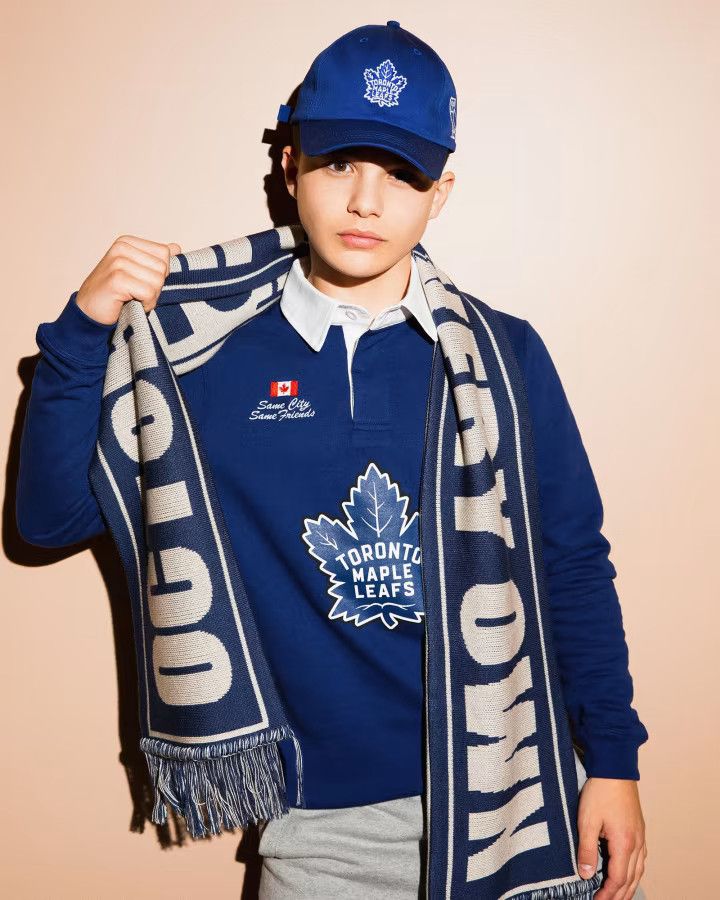 October's Very Own OVO X Toronto Maple Leafs Beanie BLUE/WHITE Size ONE SIZE - 1 Thumbnail