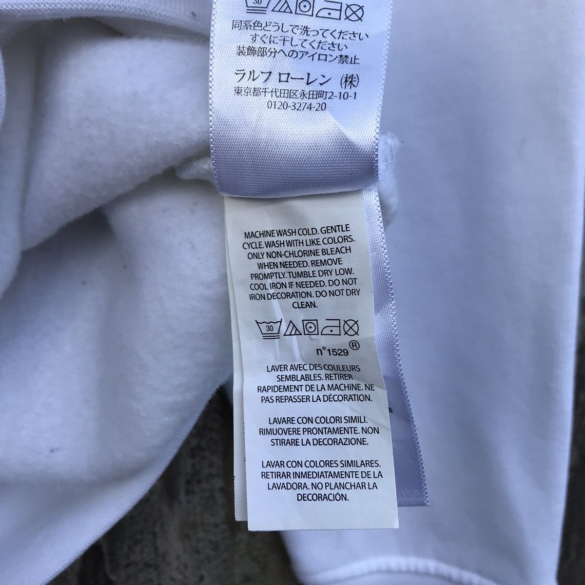 Polo Ralph Lauren × Vintage Vintage Polo Ralph Lauren Spell Out Sweatshirt Big Logo Size US M / EU 48-50 / 2 - 7 Thumbnail