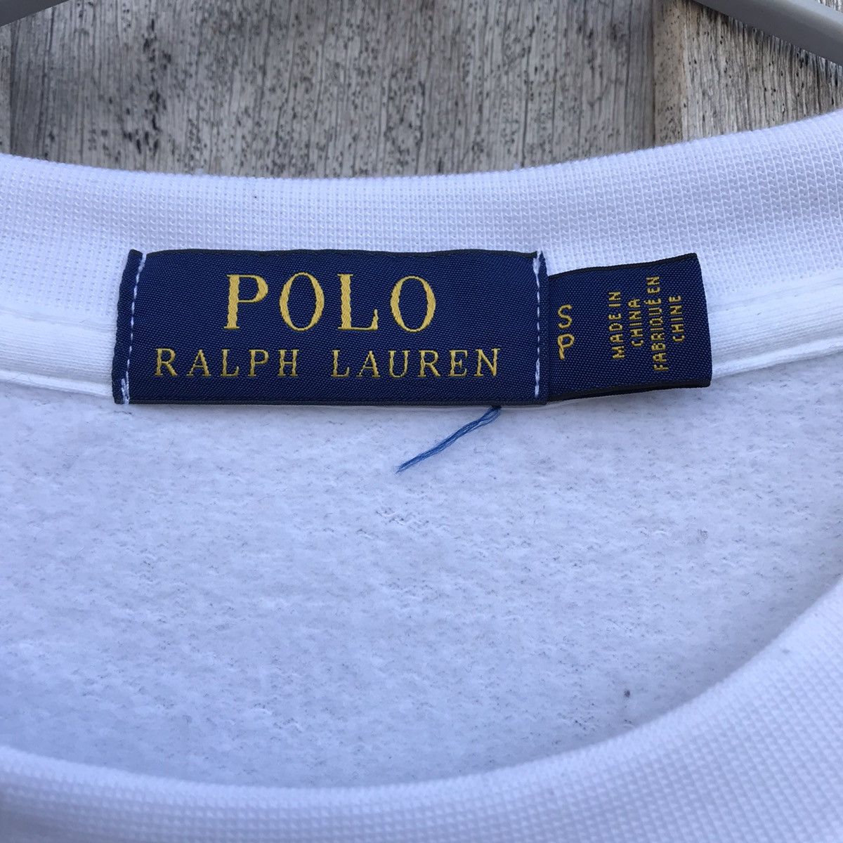 Polo Ralph Lauren × Vintage Vintage Polo Ralph Lauren Spell Out Sweatshirt Big Logo Size US M / EU 48-50 / 2 - 5 Thumbnail