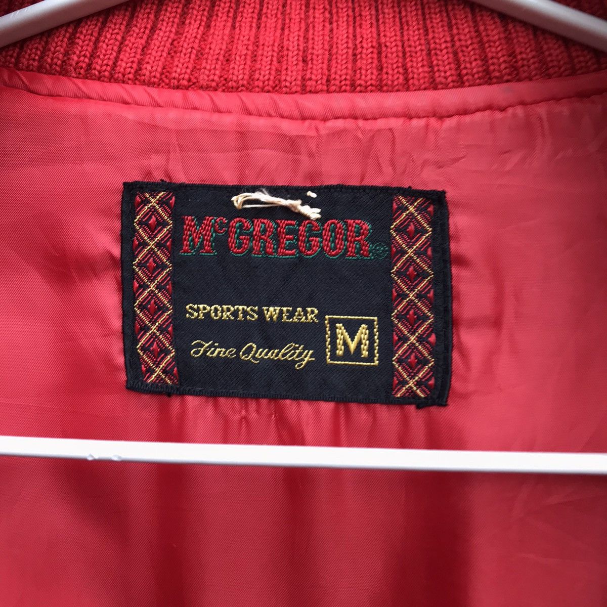 McGregor × Vintage Vintage McGregor Great Valley Spell Out Varsity Jacket Size US M / EU 48-50 / 2 - 7 Thumbnail
