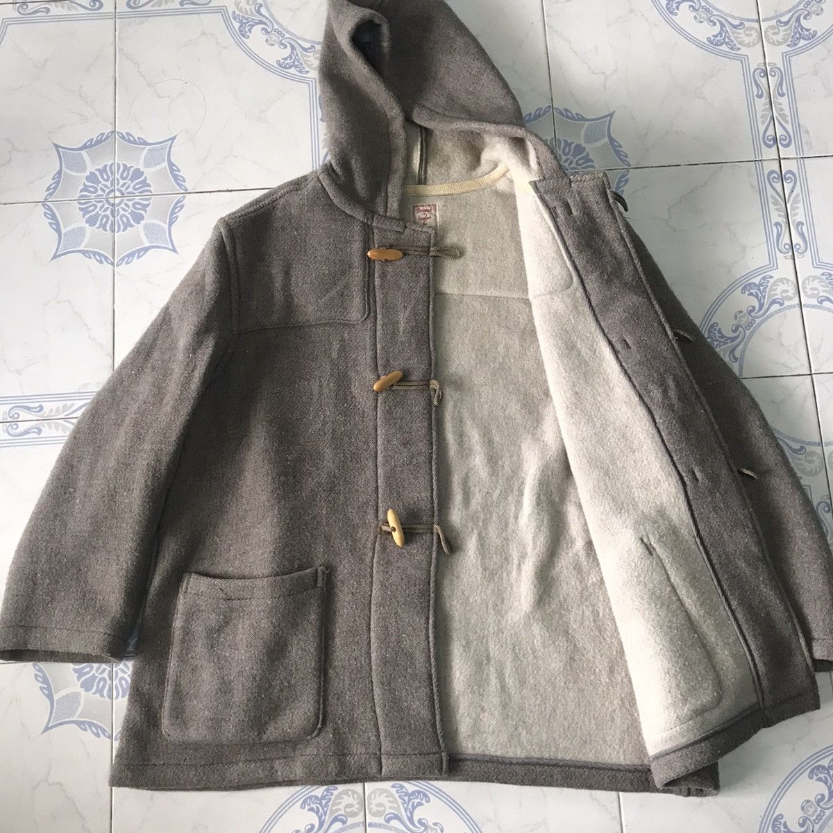 45rpm 45RPM STUDIO BLEND WOOL DUFFLE COAT/JACKET STYLE Size US M / EU 48-50 / 2 - 18 Thumbnail