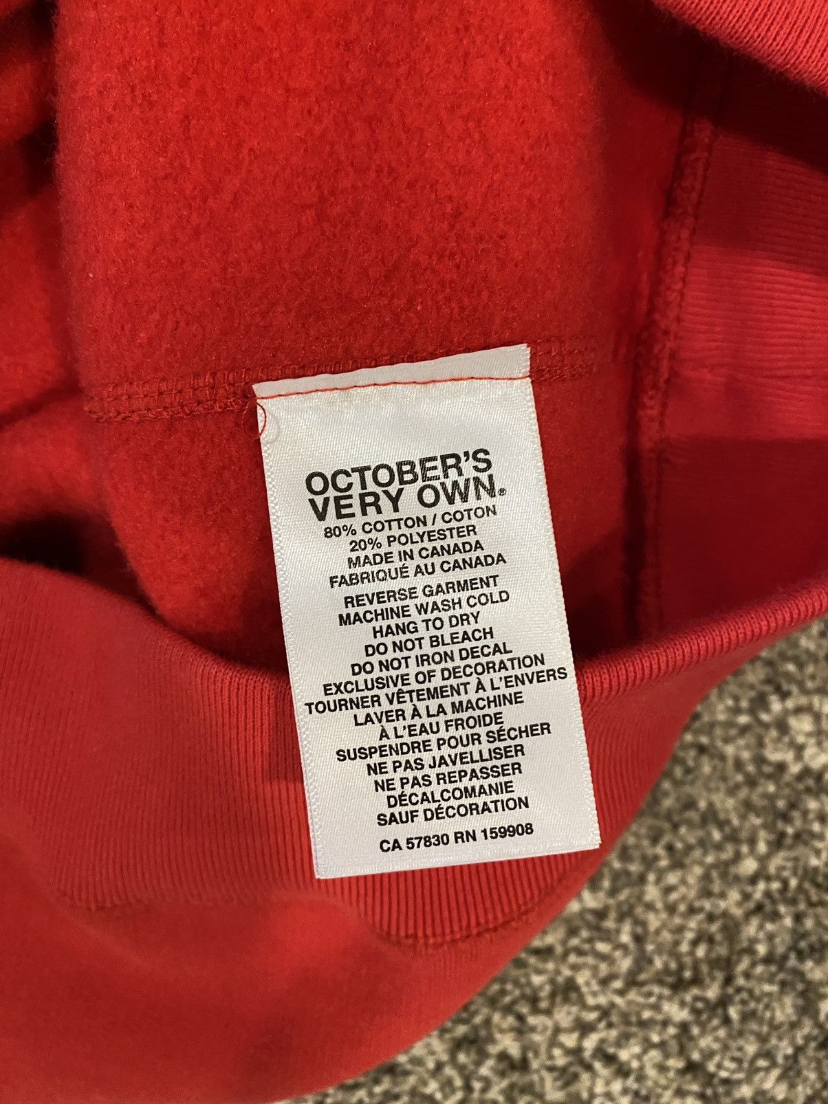 October's Very Own OVO Canada Flag Hoodie Size US XL / EU 56 / 4 - 4 Thumbnail