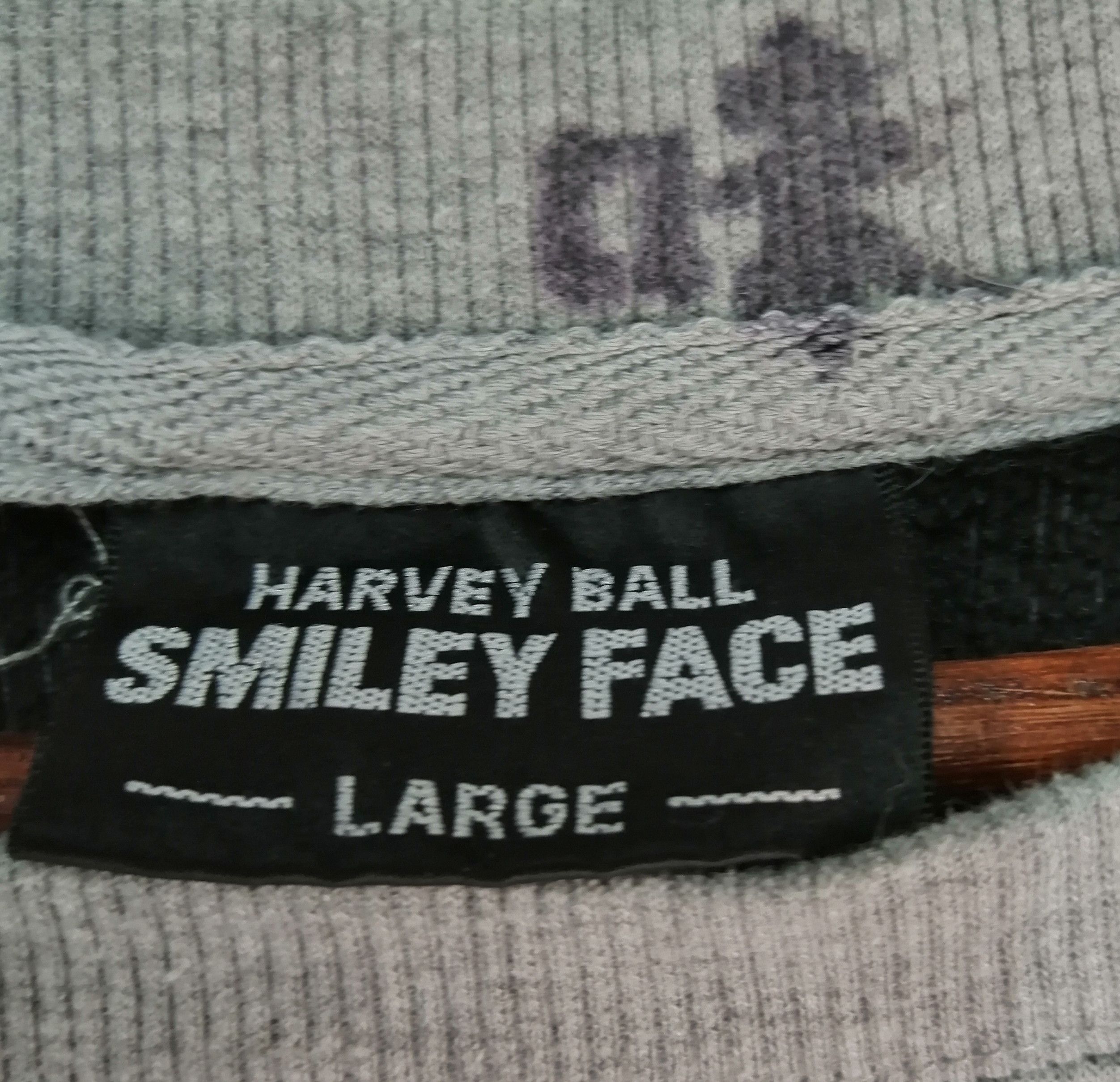 Japanese Brand Harvey Ball Smiley Face Big Logo Size US L / EU 52-54 / 3 - 5 Thumbnail
