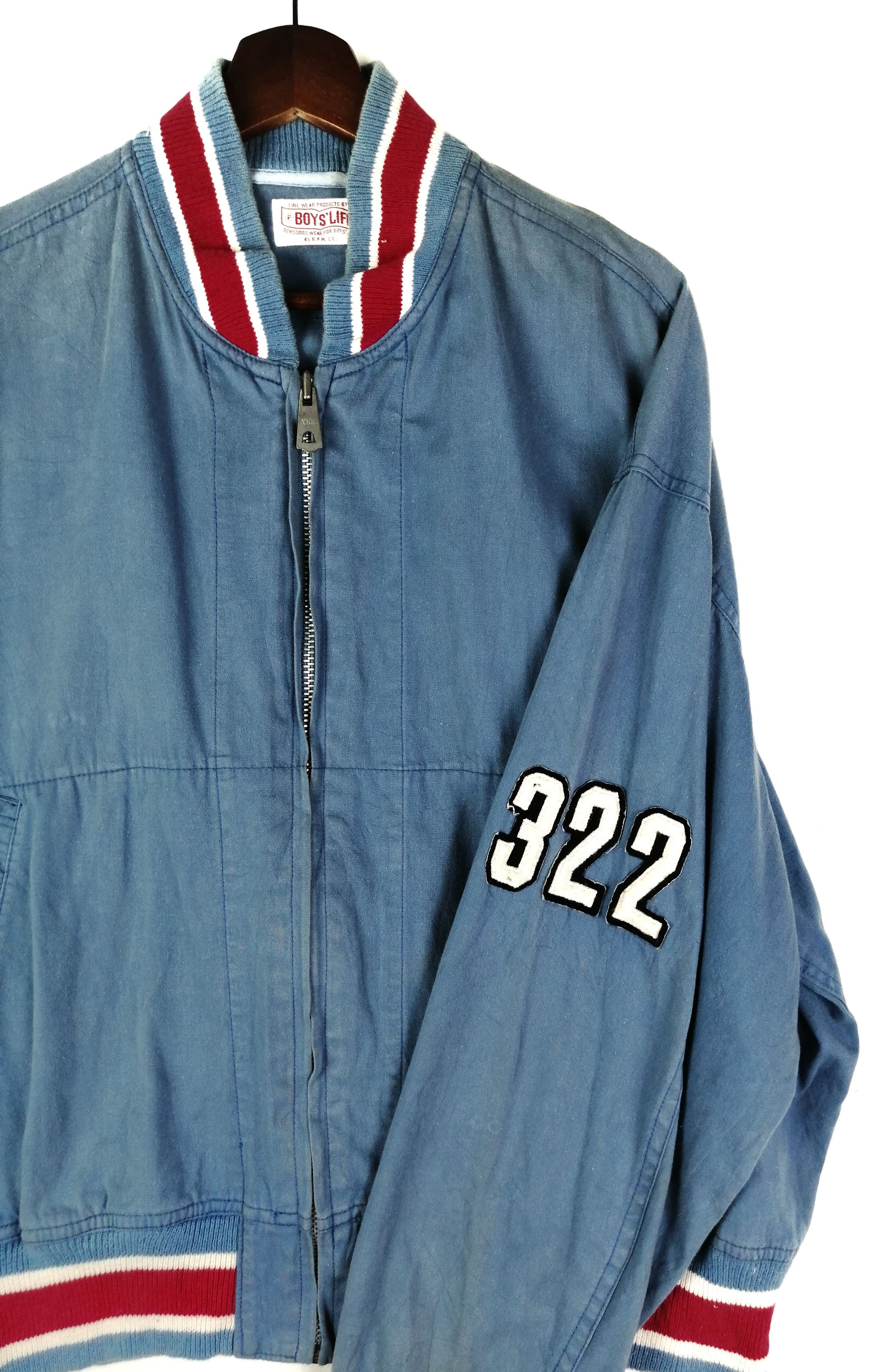 Vintage Vintage Boy Life Fine Wear Varsity Jacket Size US L / EU 52-54 / 3 - 7 Thumbnail