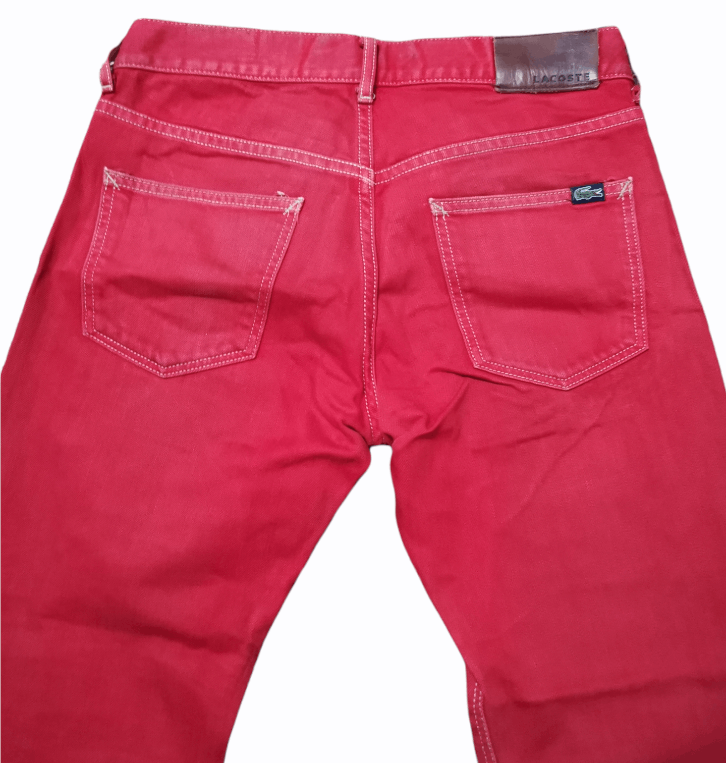 Lacoste Lacoste Dirty Red Denim Size US 30 / EU 46 - 4 Thumbnail