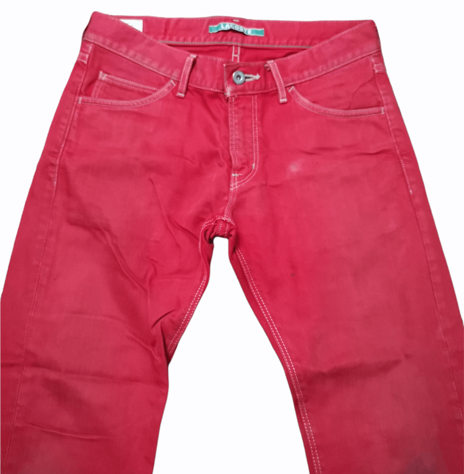 Lacoste Lacoste Dirty Red Denim Size US 30 / EU 46 - 3 Thumbnail