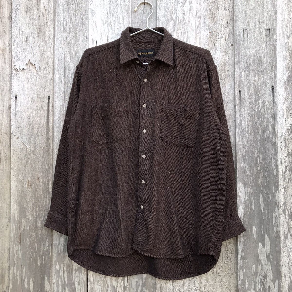 Gianni Valentino × Vintage Vintage Gianni Valentino Button Up Shirt Size US L / EU 52-54 / 3 - 1 Thumbnail