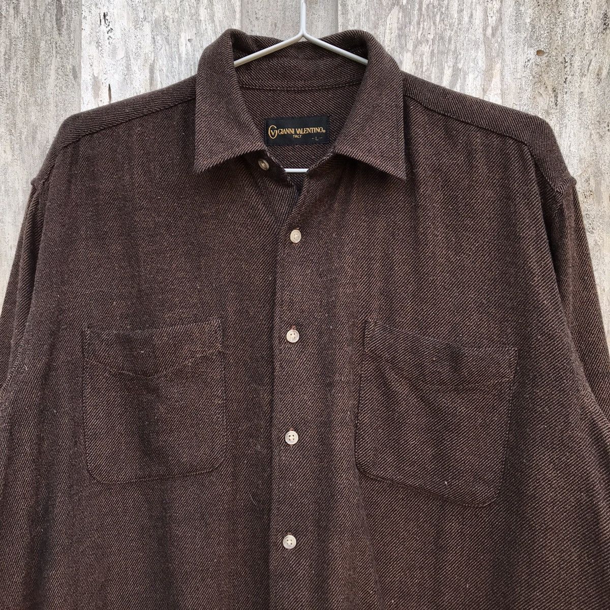 Gianni Valentino × Vintage Vintage Gianni Valentino Button Up Shirt Size US L / EU 52-54 / 3 - 2 Thumbnail